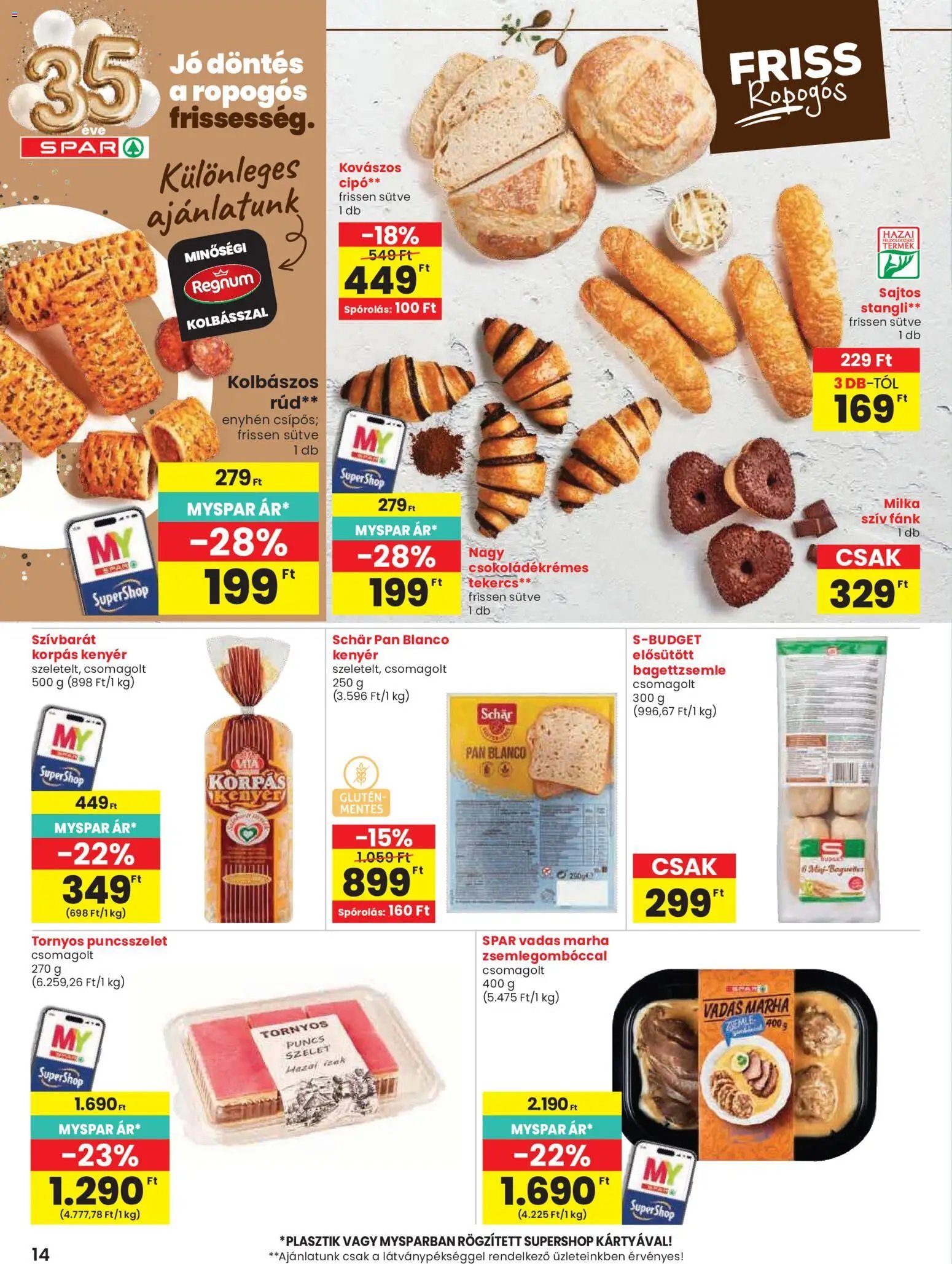 Spar újság 2026.10.08. Spar akciós újság