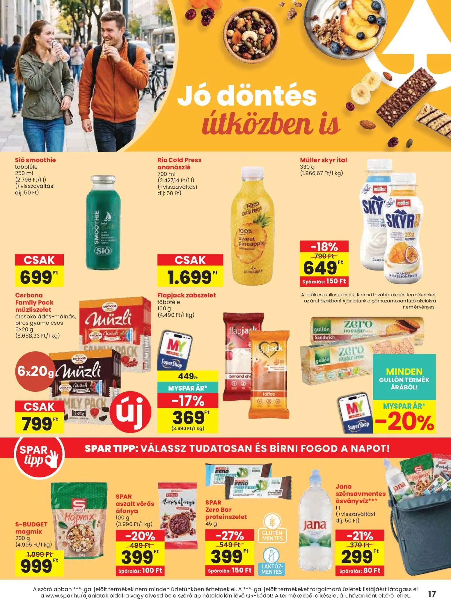 Spar újság 2026.10.08. Spar akciós újság