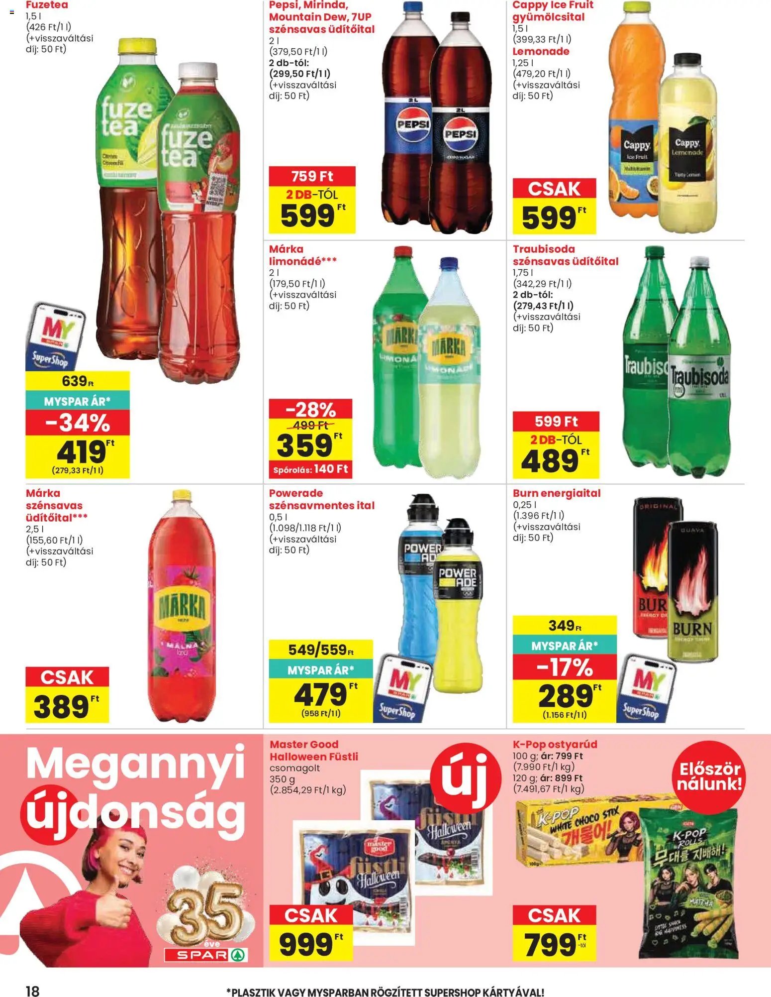 Spar újság 2026.10.08. Spar akciós újság