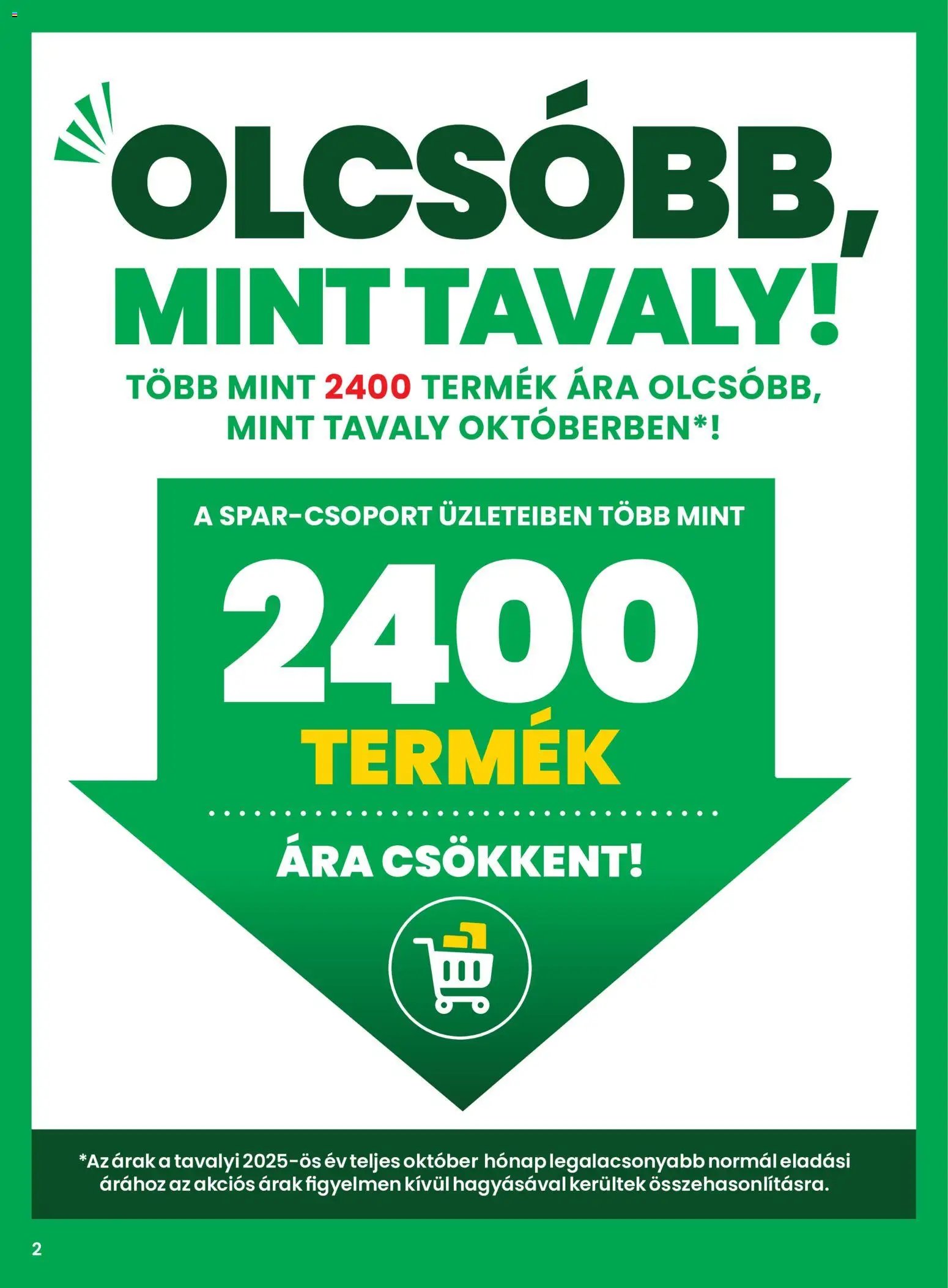 Spar újság 2026.10.08. Spar akciós újság