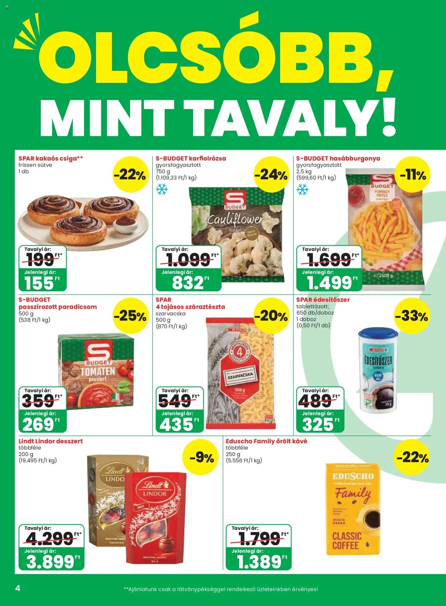 Spar újság 2026.10.08. Spar akciós újság