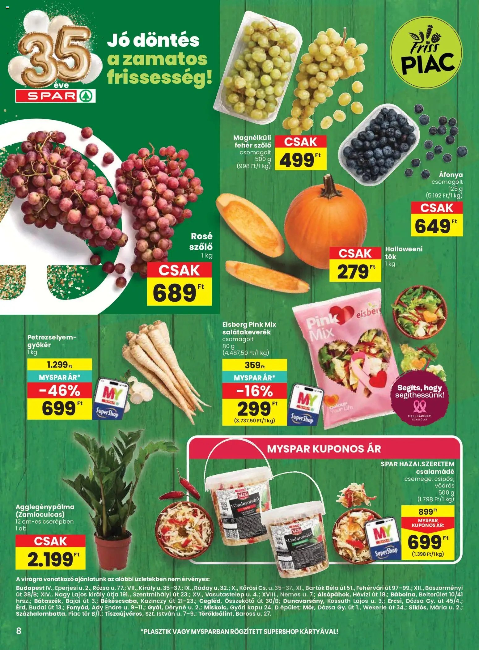 Spar újság 2026.10.08. Spar akciós újság