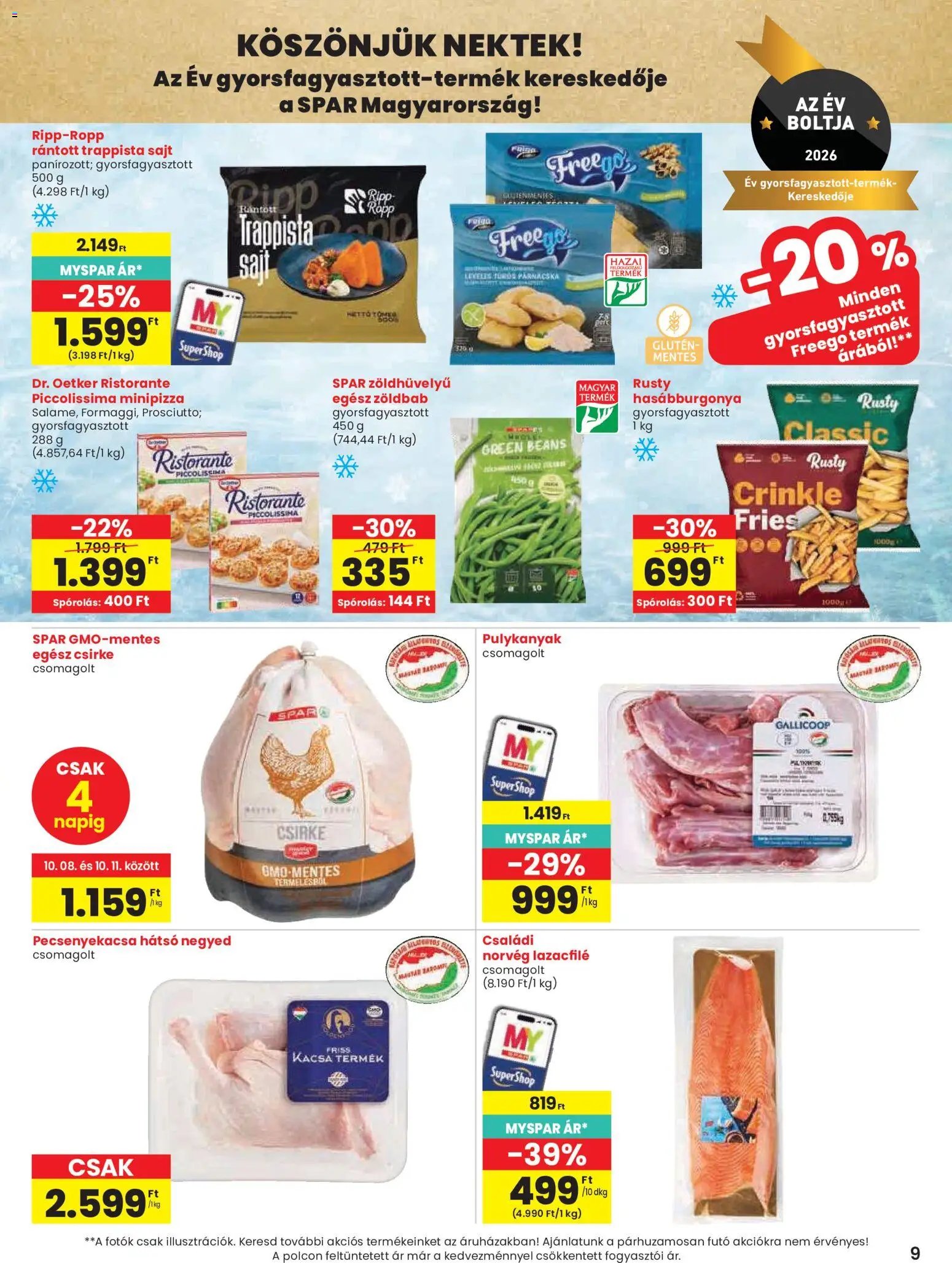 Spar újság 2026.10.08. Spar akciós újság