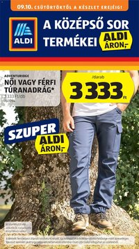 Aldi újság 2026.09.10. Aldi Középső sor termékei