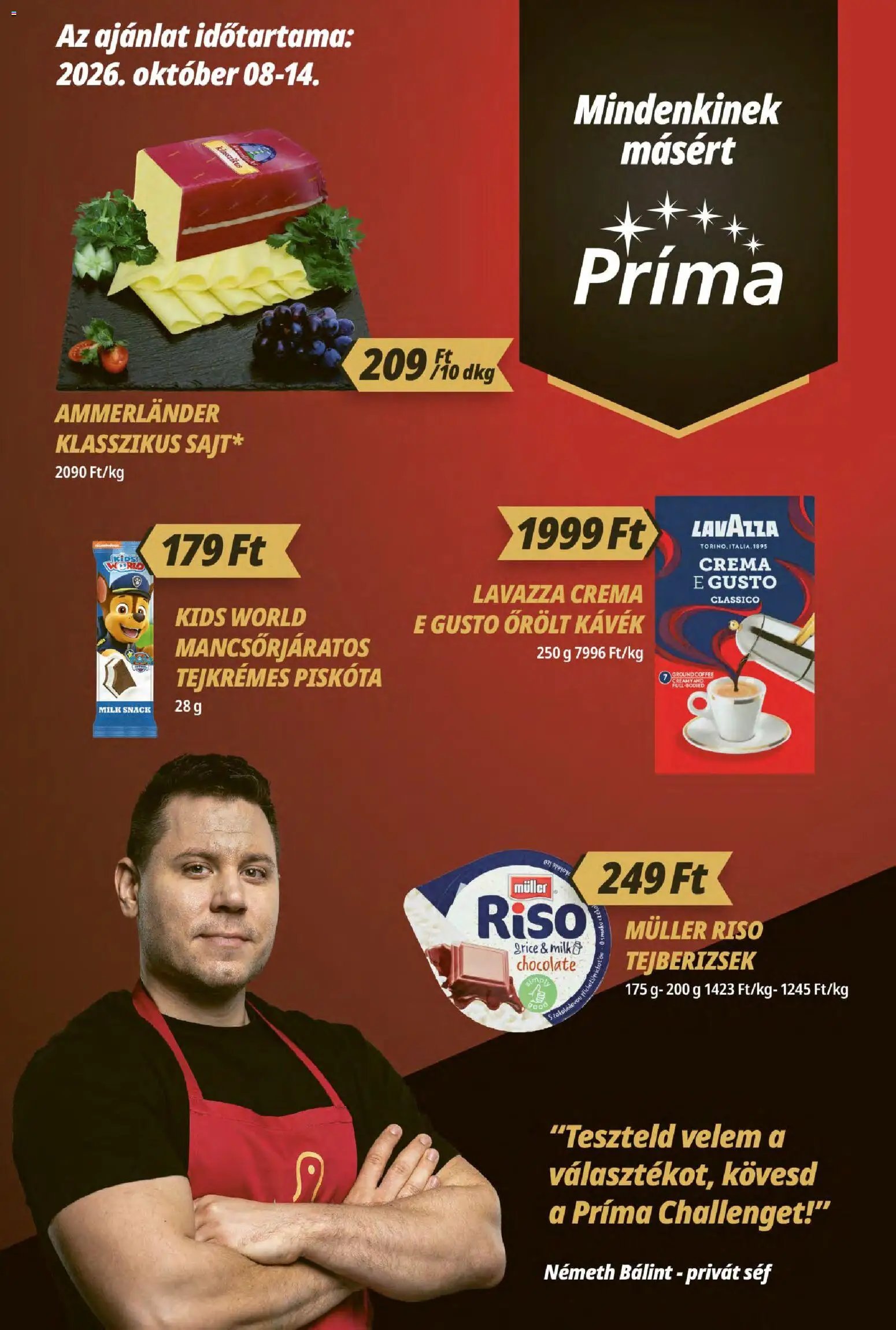 CBA Príma újság 2026.10.08. CBA Príma akciós újság