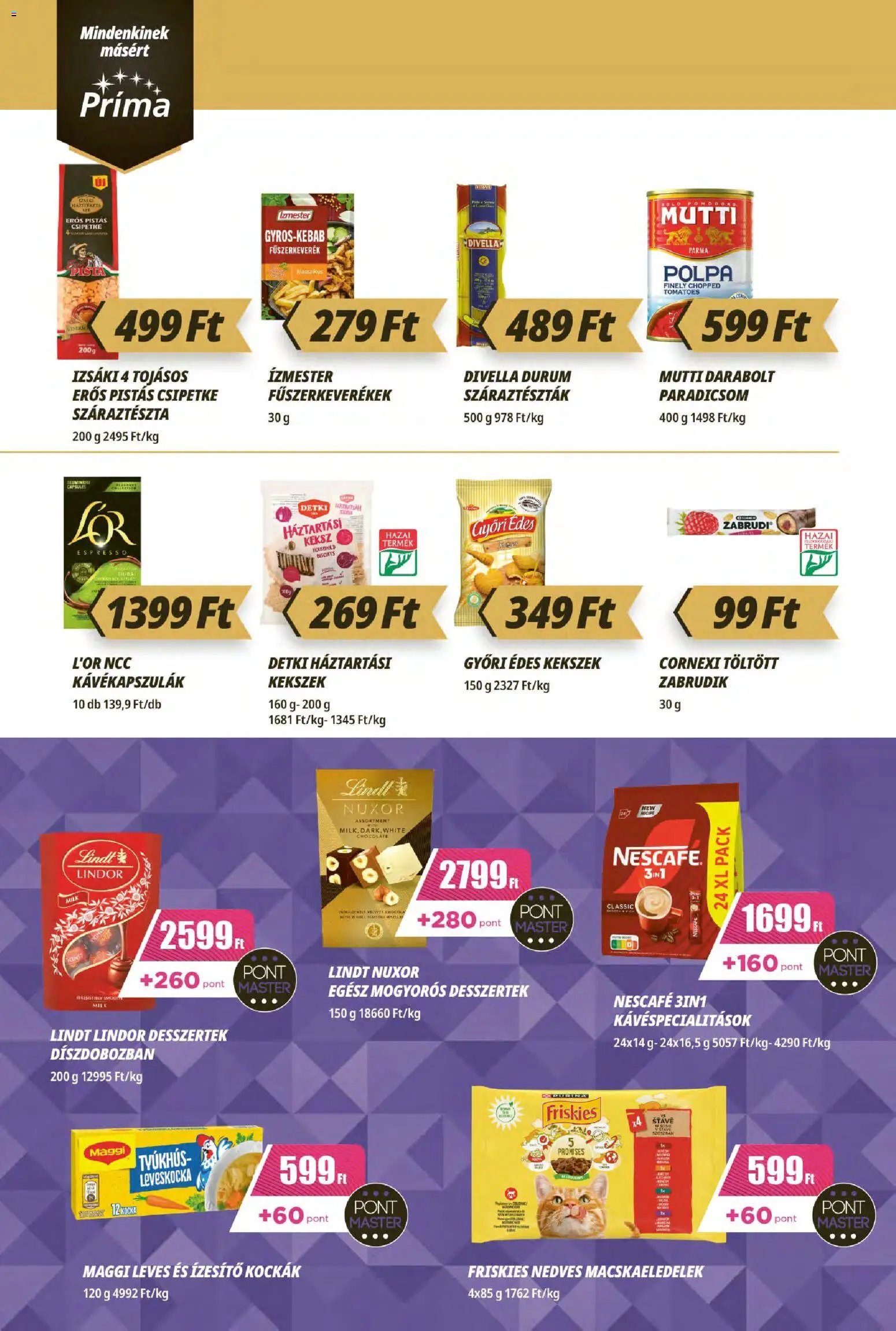CBA Príma újság 2026.10.08. CBA Príma akciós újság
