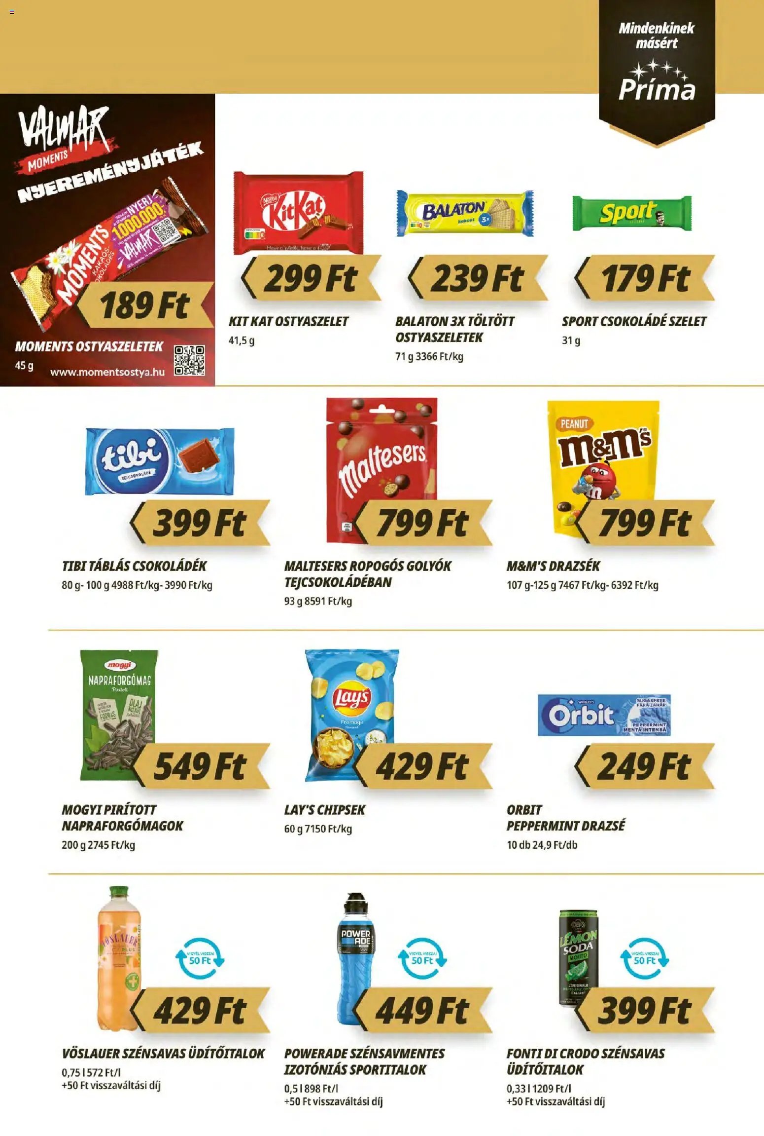 CBA Príma újság 2026.10.08. CBA Príma akciós újság