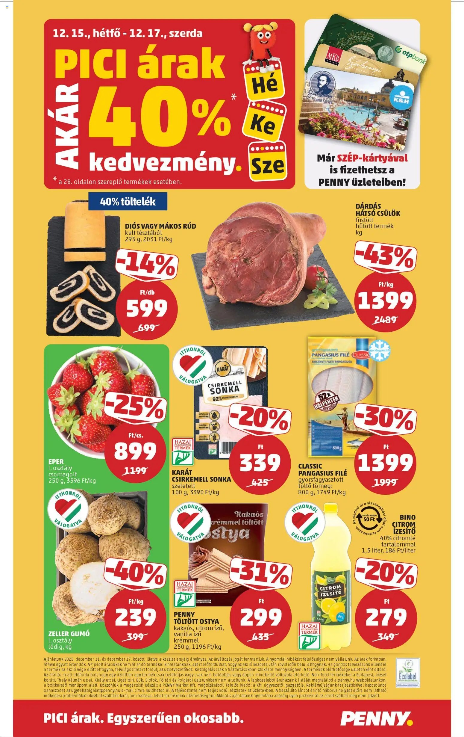 PENNY újság 2025.12.11. Akciós újság PENNY (2025-12-11 - 2025-12-17)