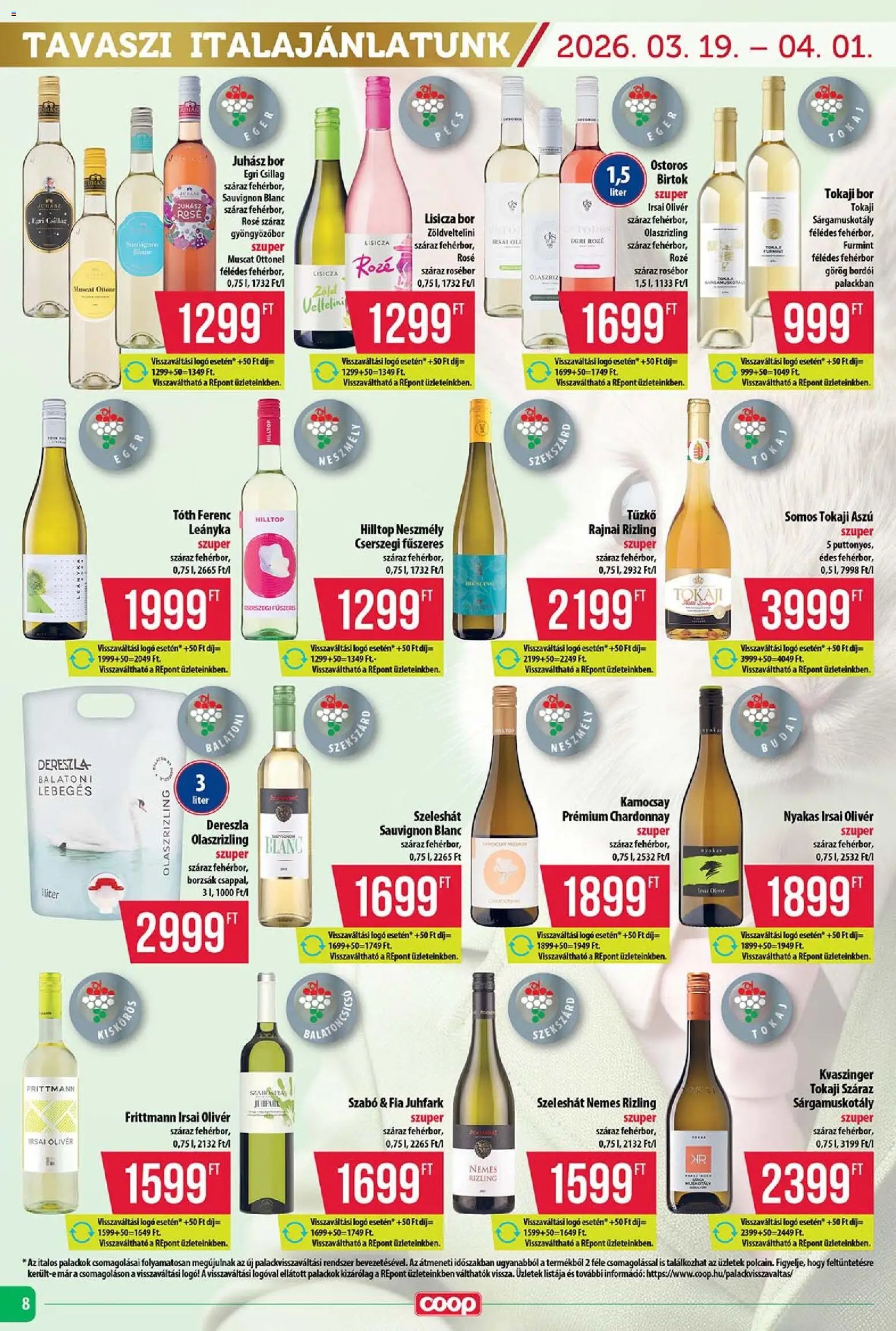 COOP újság 2026.03.19. COOP - Abc & Szuper / Tisza (2026-03-19 - 2026-03-25)