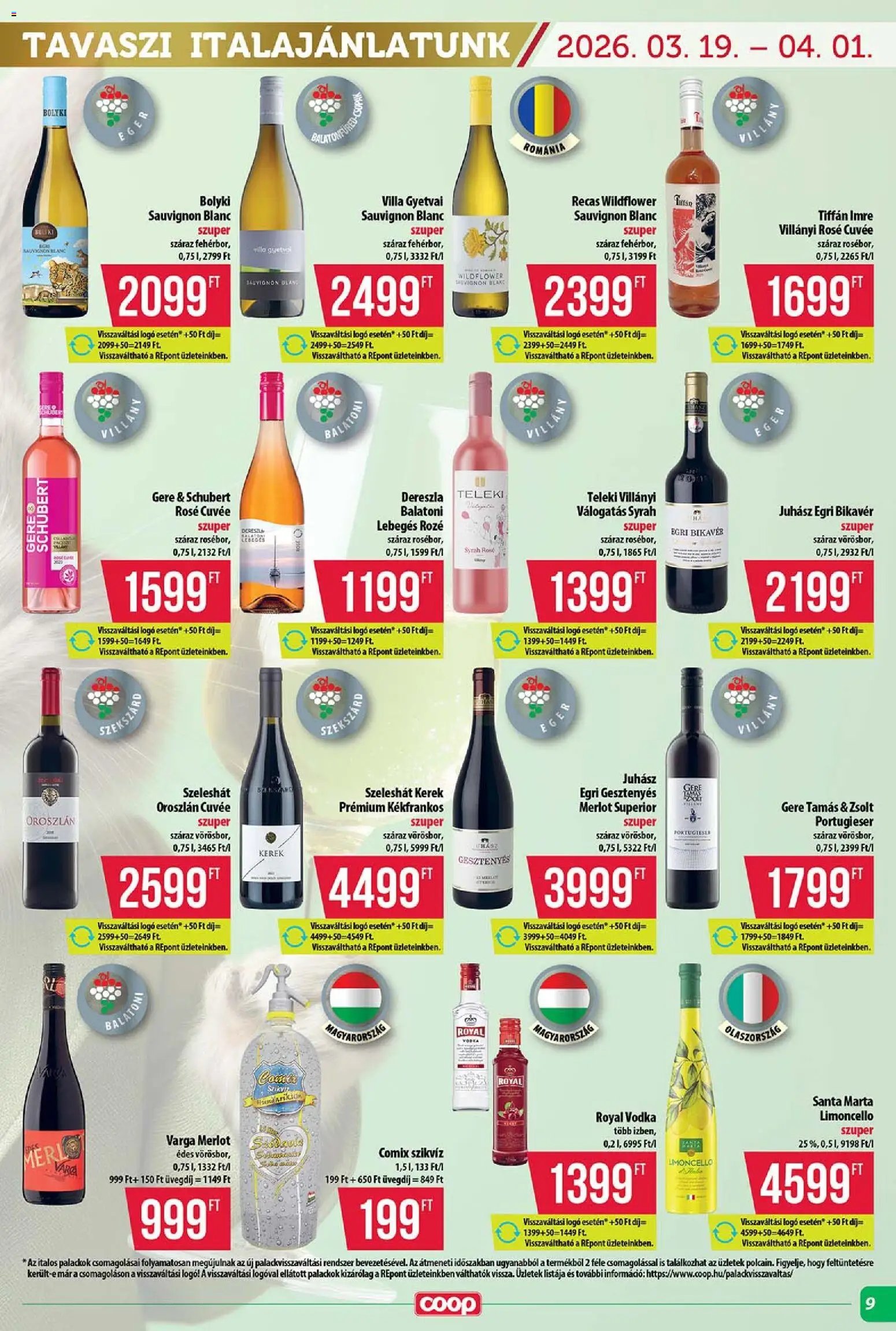 COOP újság 2026.03.19. COOP - Abc & Szuper / Tisza (2026-03-19 - 2026-03-25)