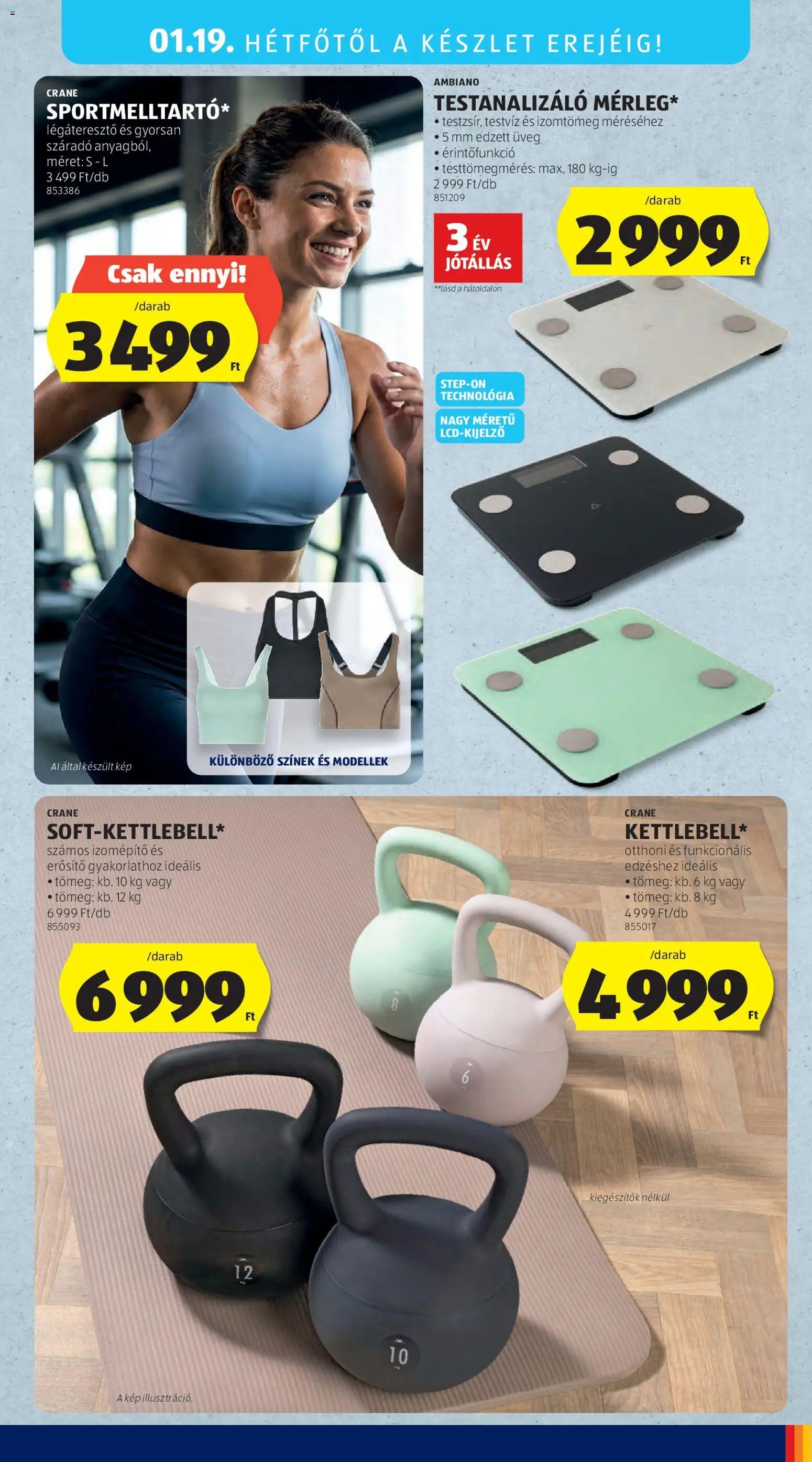 Aldi újság 2026.01.15. Középső sor termékei (2026-01-15 - 2026-01-21)