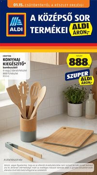 Aldi újság 2026.01.15. Középső sor termékei (2026-01-15 - 2026-01-21)