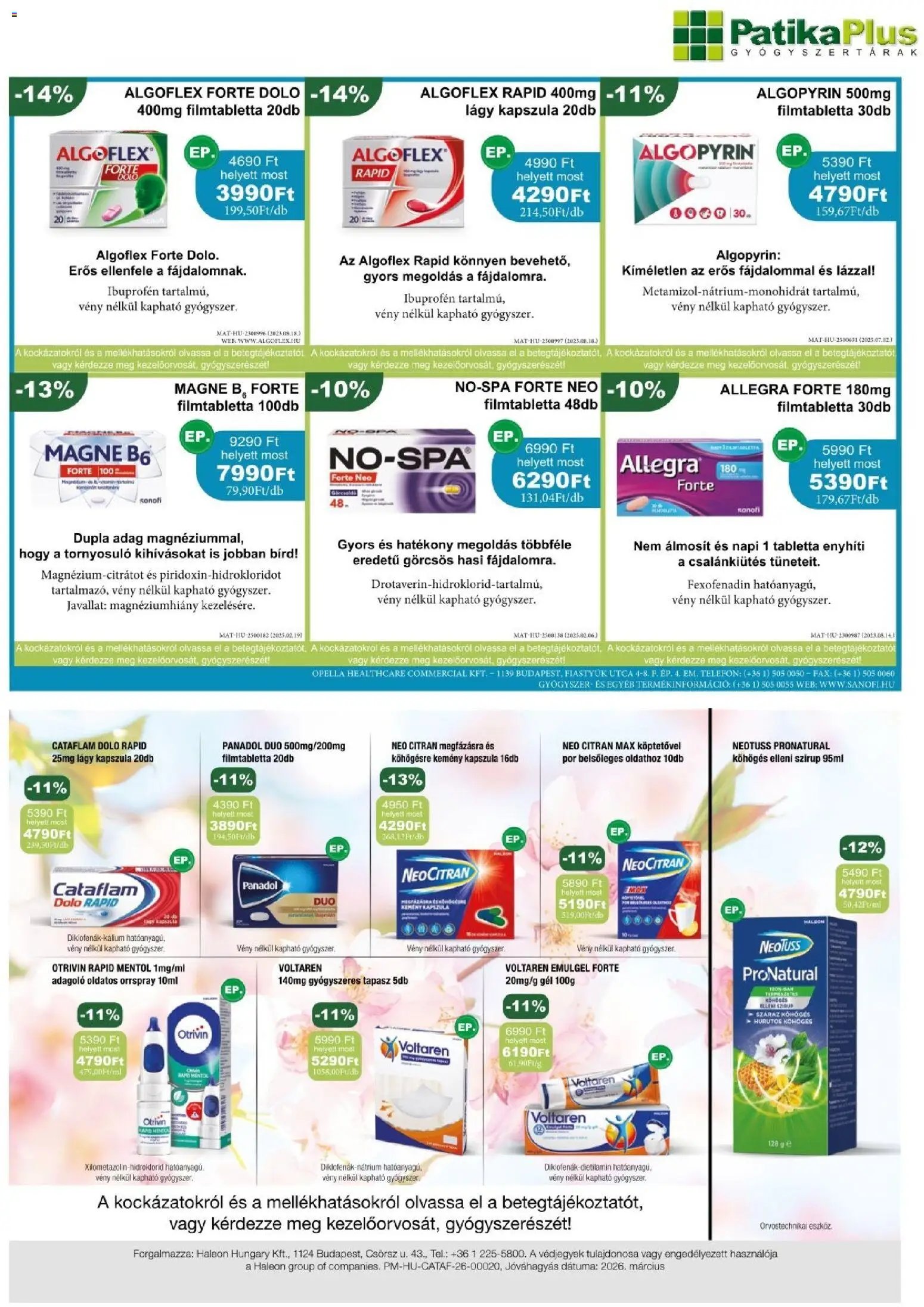 PatikaPlus újság 2026.04.01. PatikaPlus akciós újság (2026-04-01 - 2026-04-30)