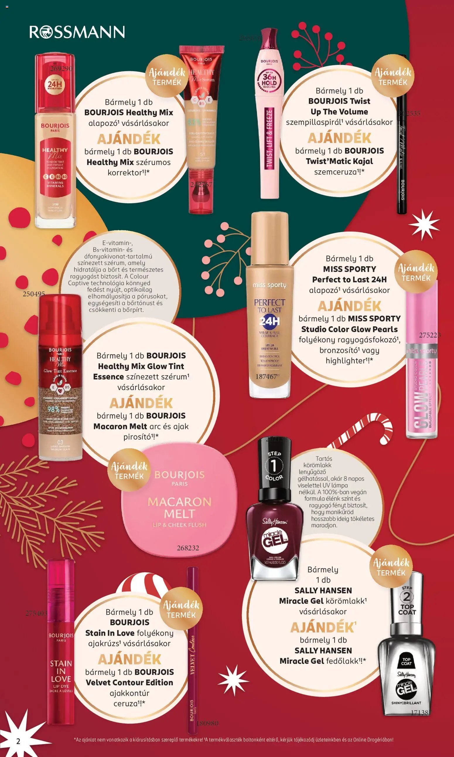 Rossmann Karácsony akciós újság 2026.11.02. -tól/től 🧑‍🎄❄️