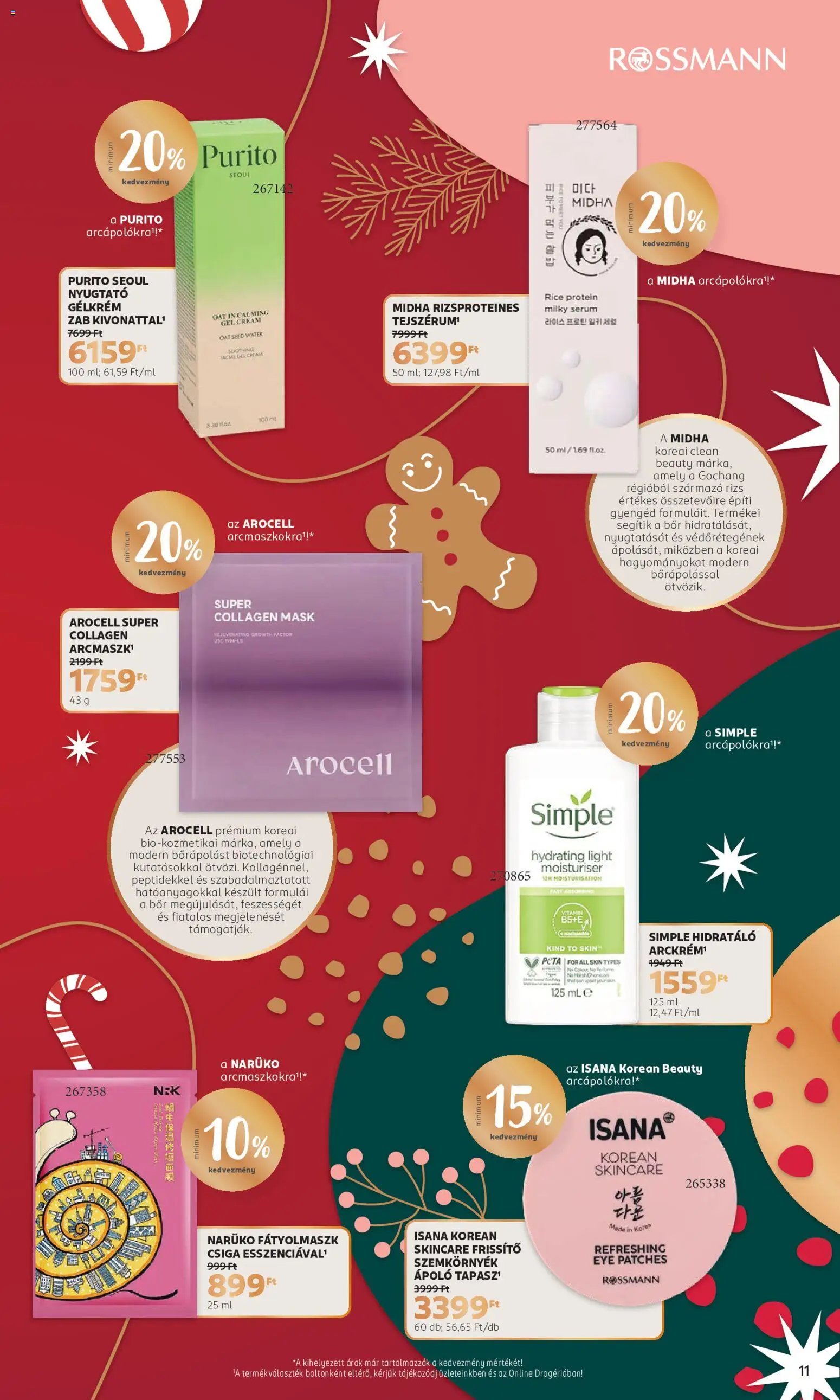 Rossmann Karácsony akciós újság 2026.11.02. -tól/től 🧑‍🎄❄️