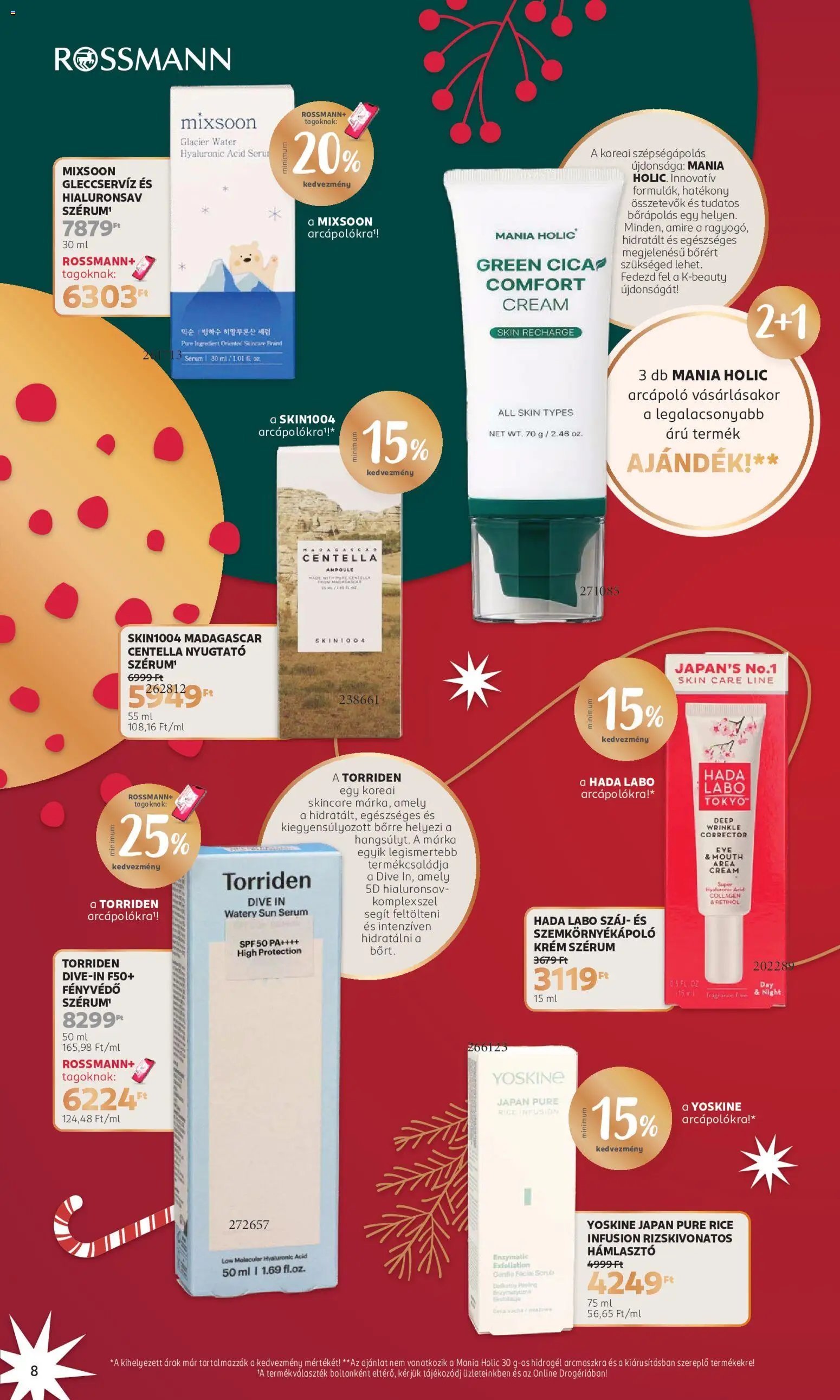 Rossmann Karácsony akciós újság 2026.11.02. -tól/től 🧑‍🎄❄️