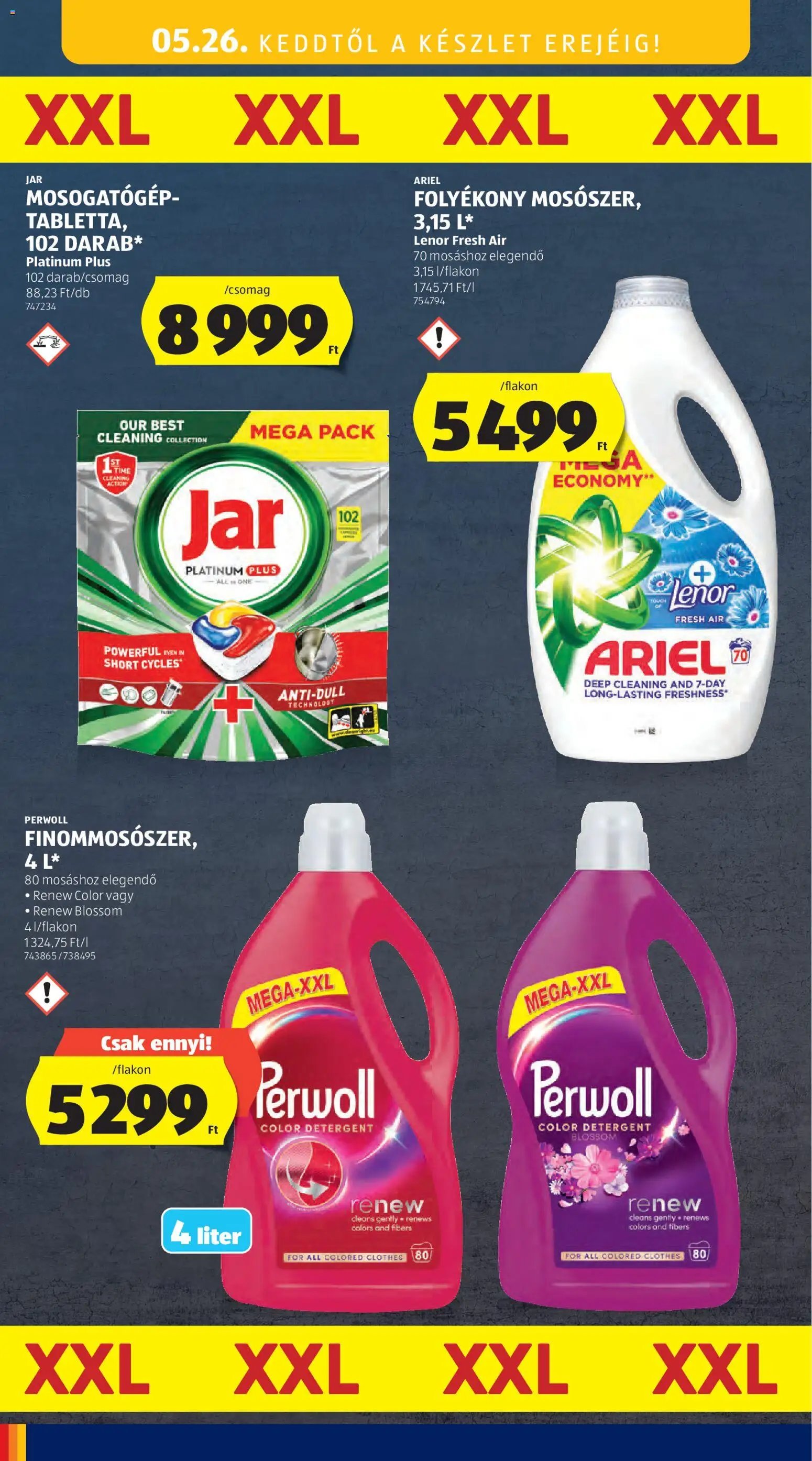 Aldi újság 2026.05.21. Aldi Középső sor termékei (2026-05-21 - 2026-05-27)