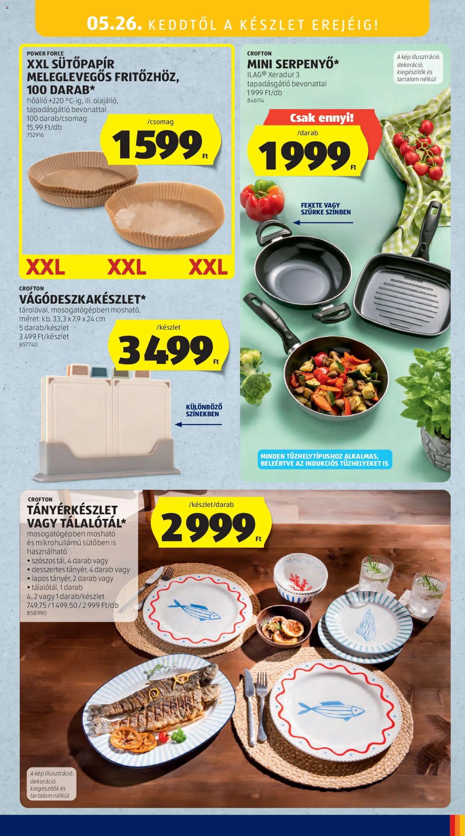 Aldi újság 2026.05.21. Aldi Középső sor termékei (2026-05-21 - 2026-05-27)