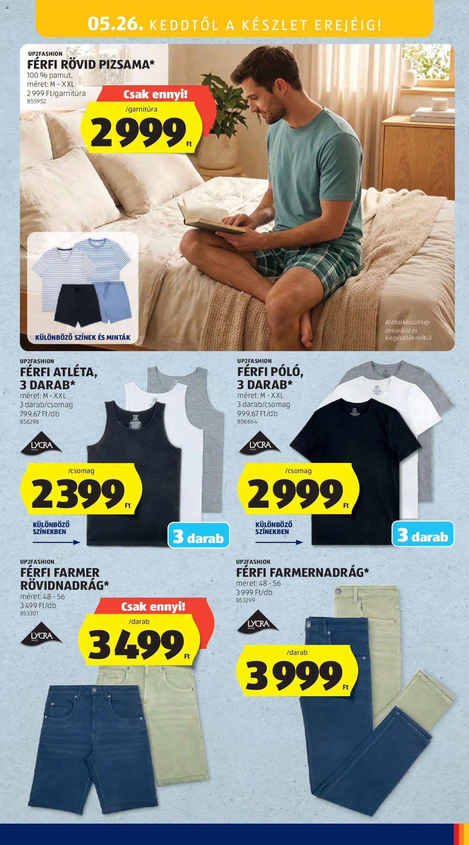 Aldi újság 2026.05.21. Aldi Középső sor termékei (2026-05-21 - 2026-05-27)