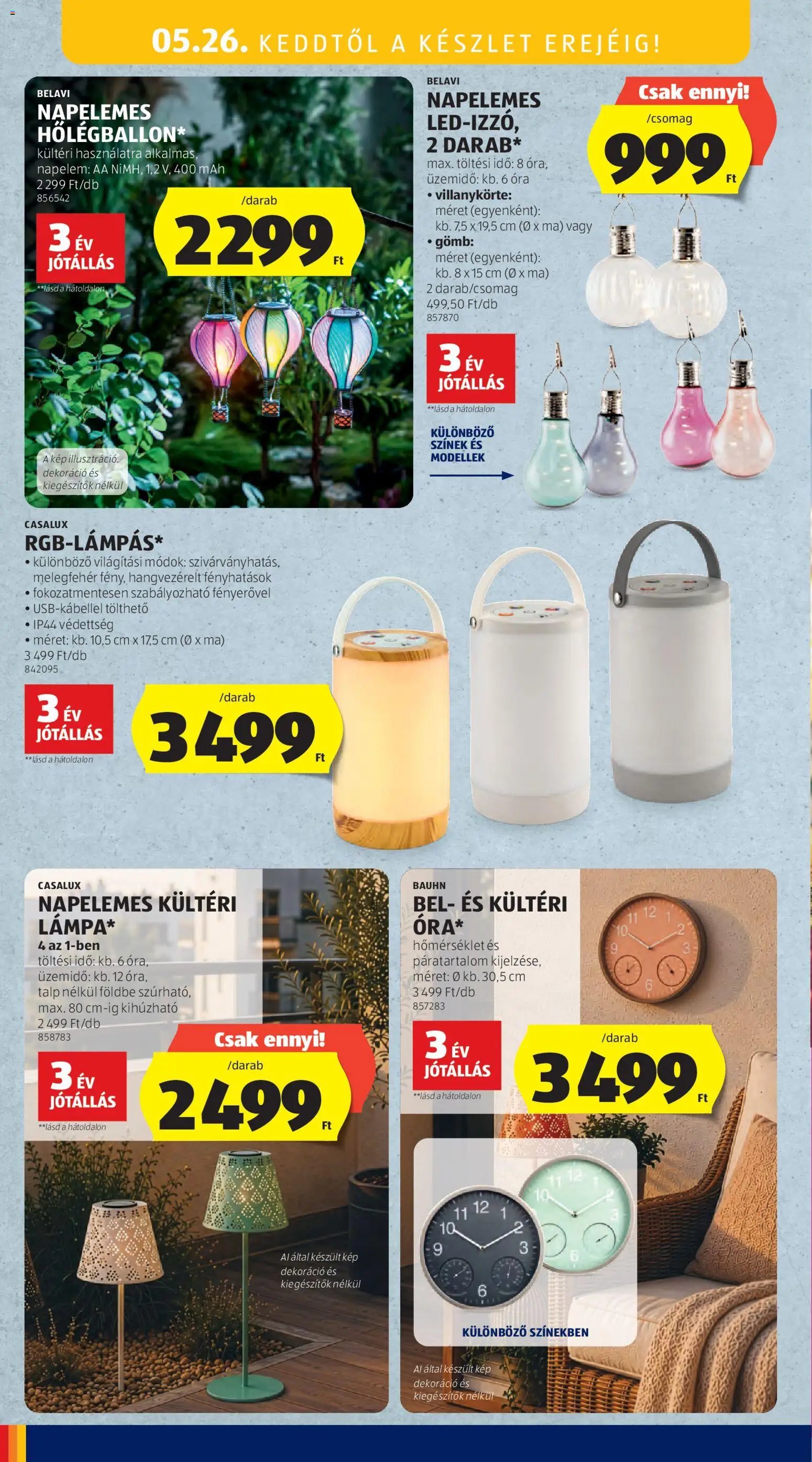 Aldi újság 2026.05.21. Aldi Középső sor termékei (2026-05-21 - 2026-05-27)