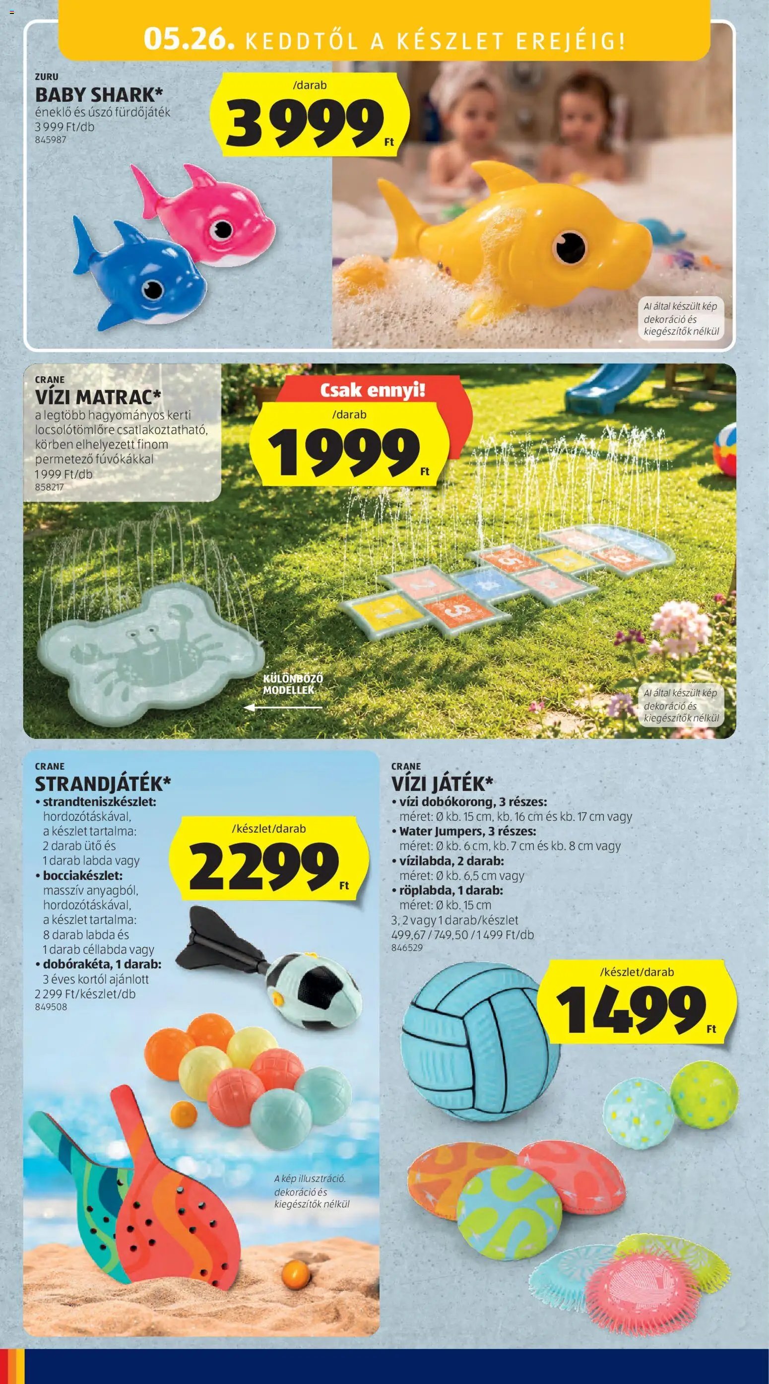 Aldi újság 2026.05.21. Aldi Középső sor termékei (2026-05-21 - 2026-05-27)