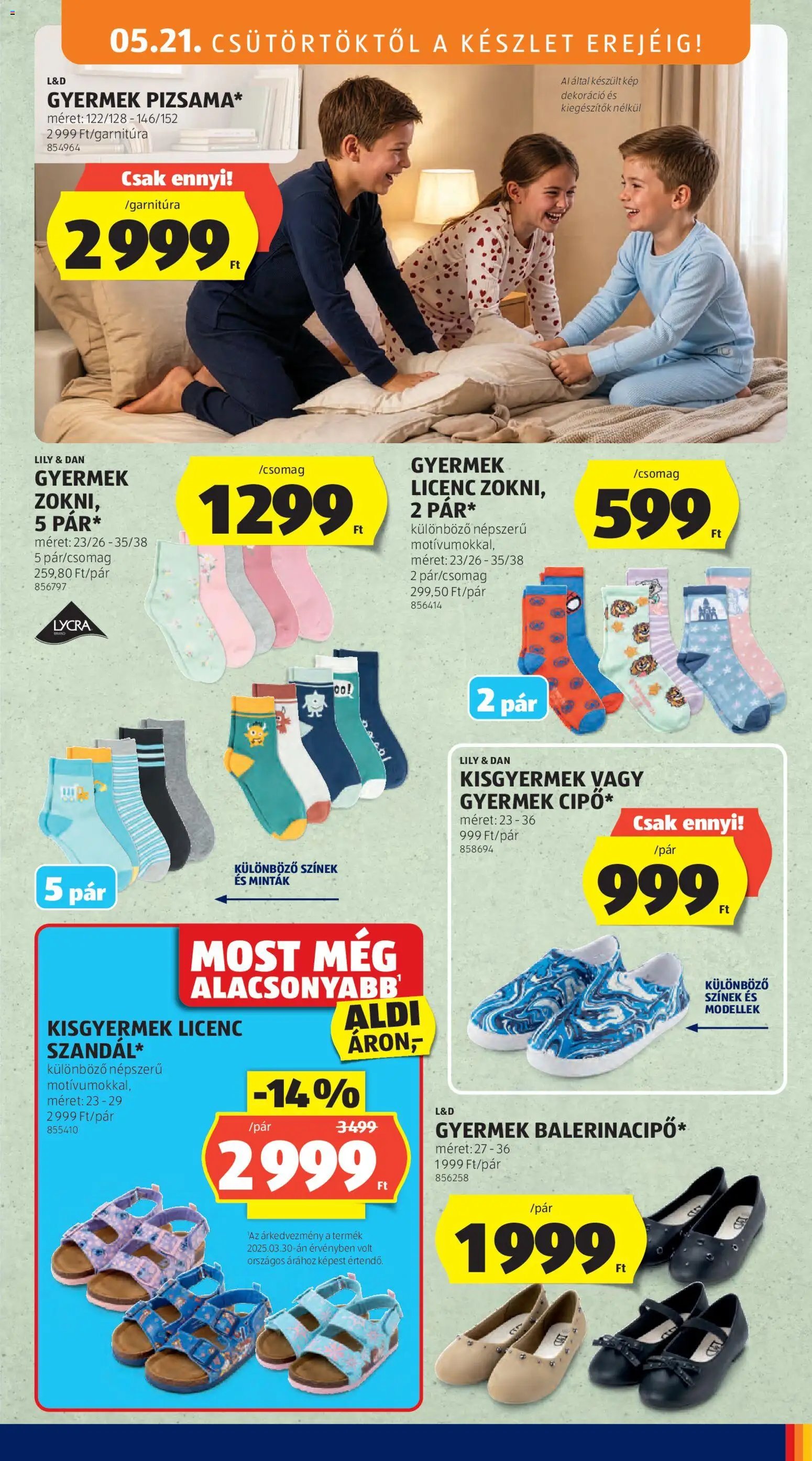Aldi újság 2026.05.21. Aldi Középső sor termékei (2026-05-21 - 2026-05-27)