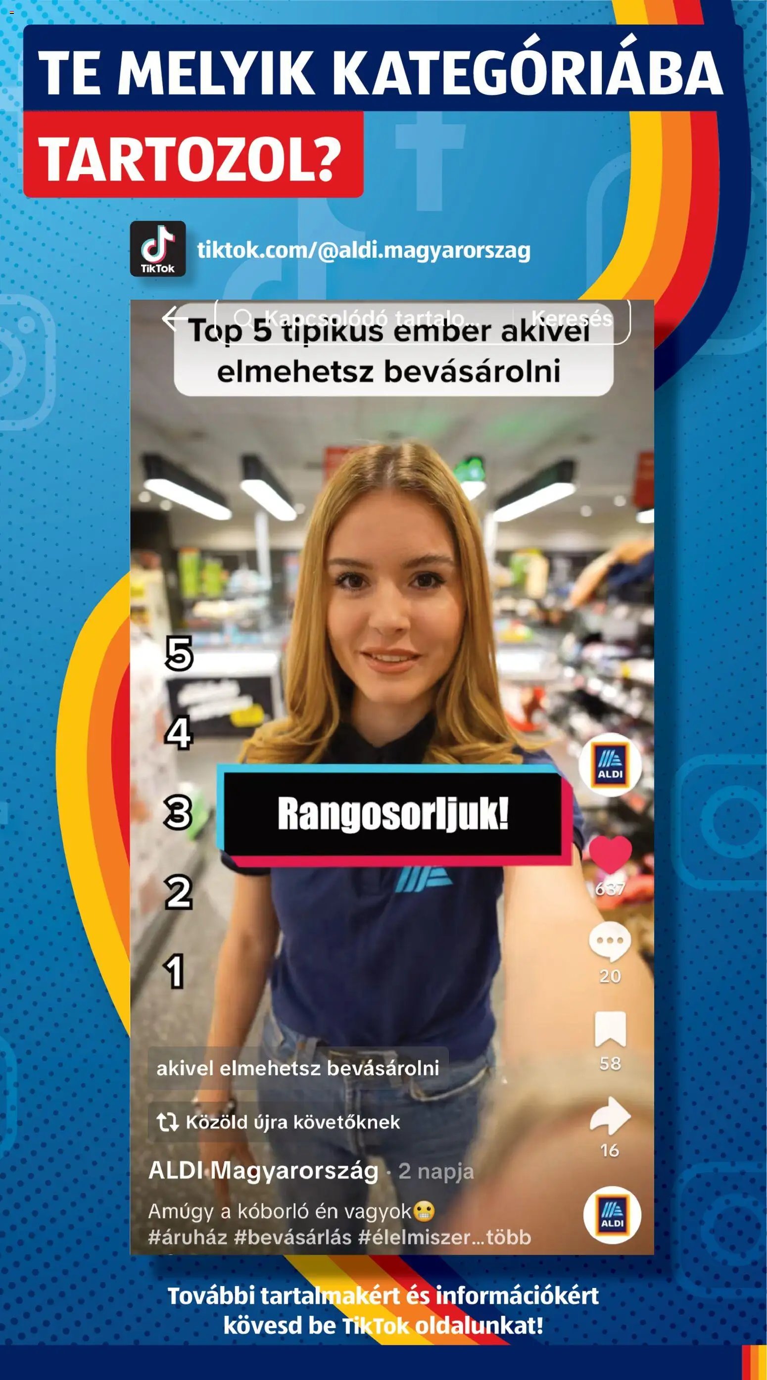 Aldi újság 2026.05.21. Aldi Középső sor termékei (2026-05-21 - 2026-05-27)