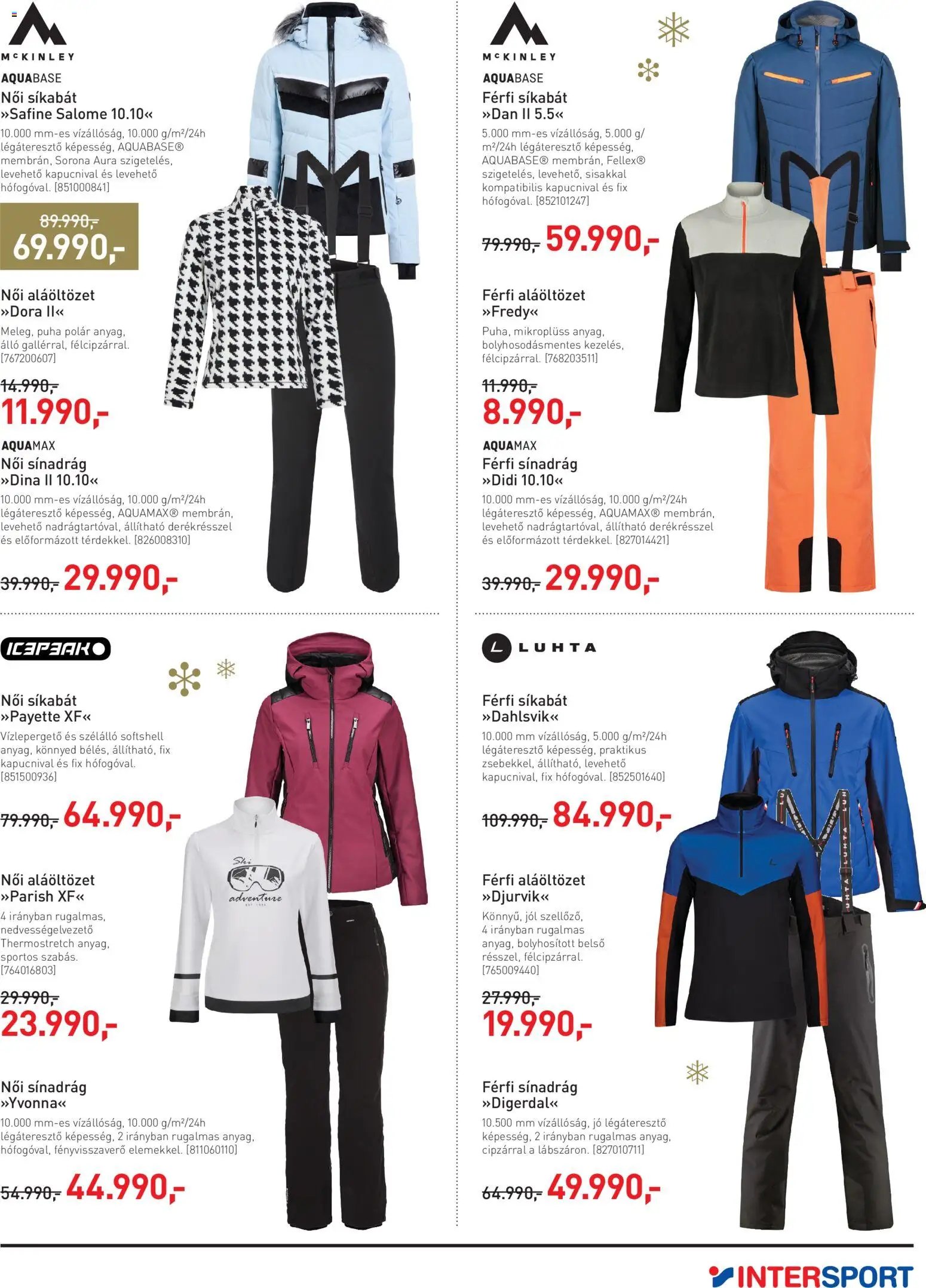 Intersport újság 2025.12.02. Akciós újság Intersport (2025-12-02 - 2025-12-08)