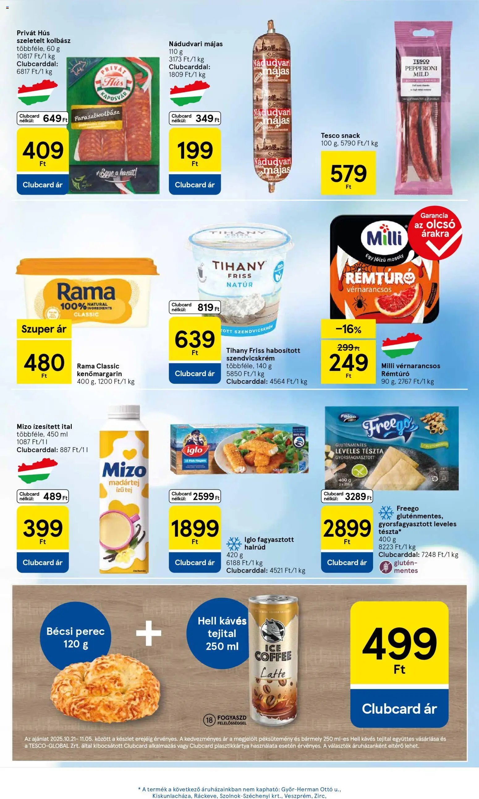 Tesco újság 2025.10.30. Szupermarket akciós újság (2025-10-30 - 2025-11-05)