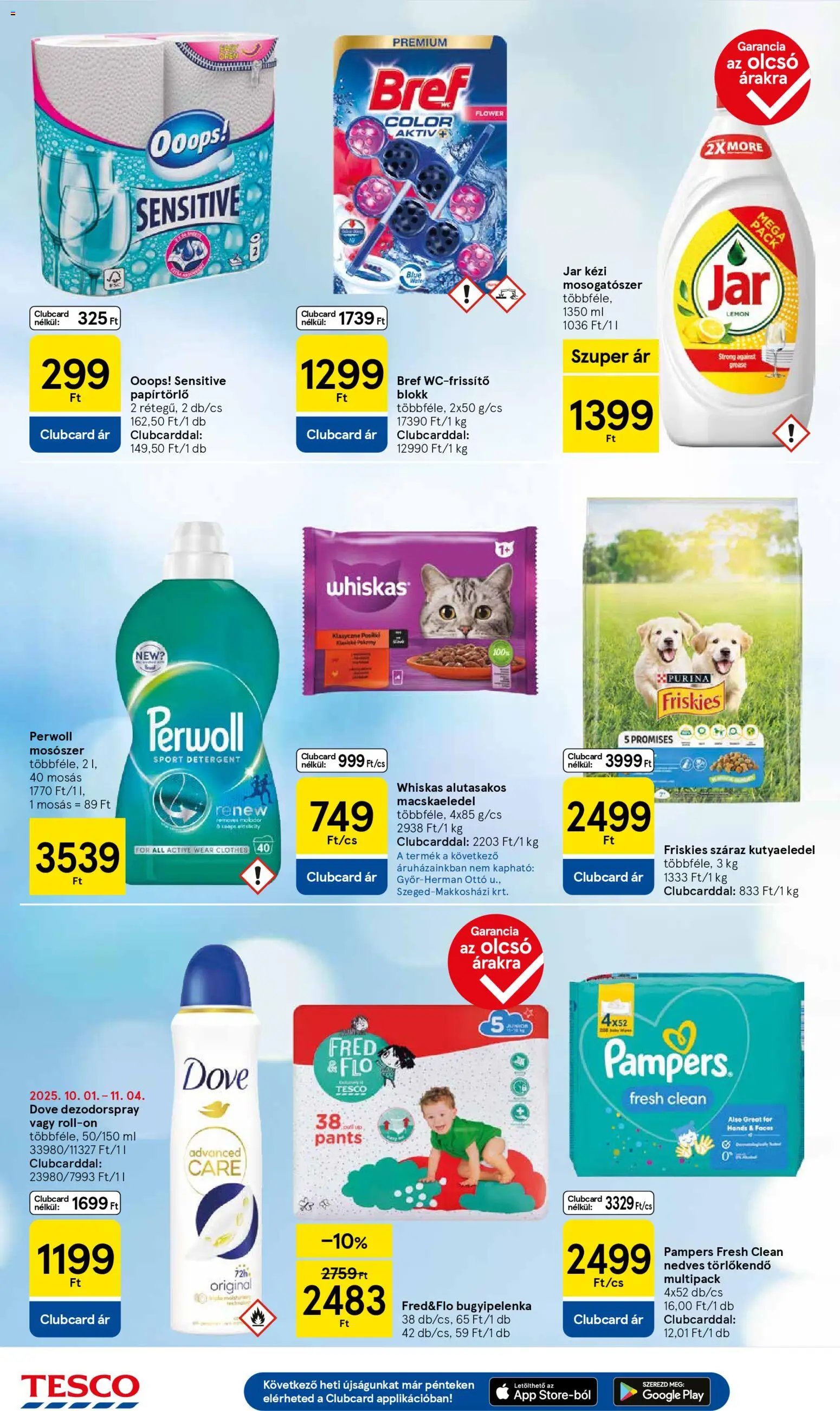 Tesco újság 2025.10.30. Szupermarket akciós újság (2025-10-30 - 2025-11-05)