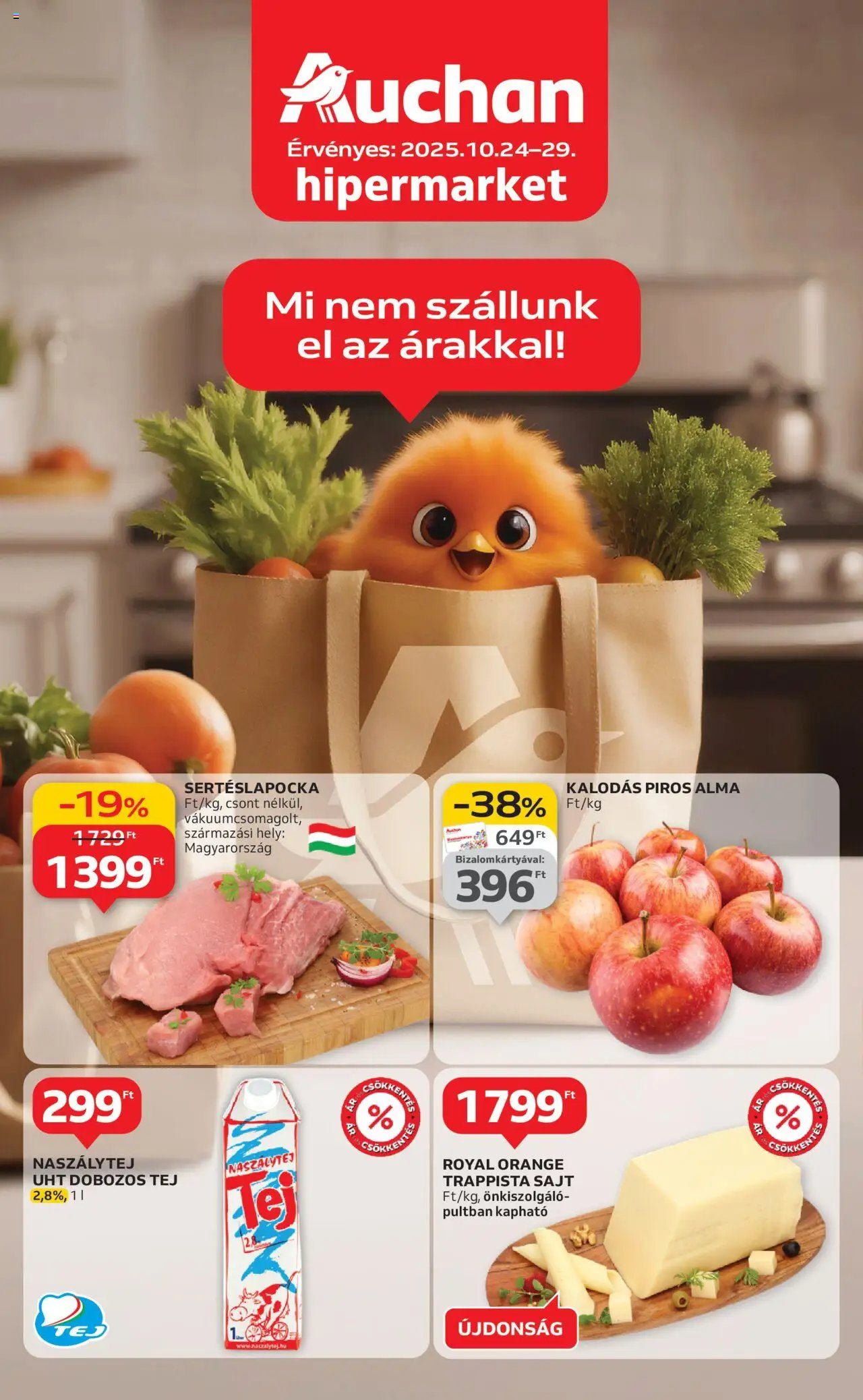 Auchan újság 2025.10.24. Akciós újság Auchan (2025-10-24 - 2025-10-29)