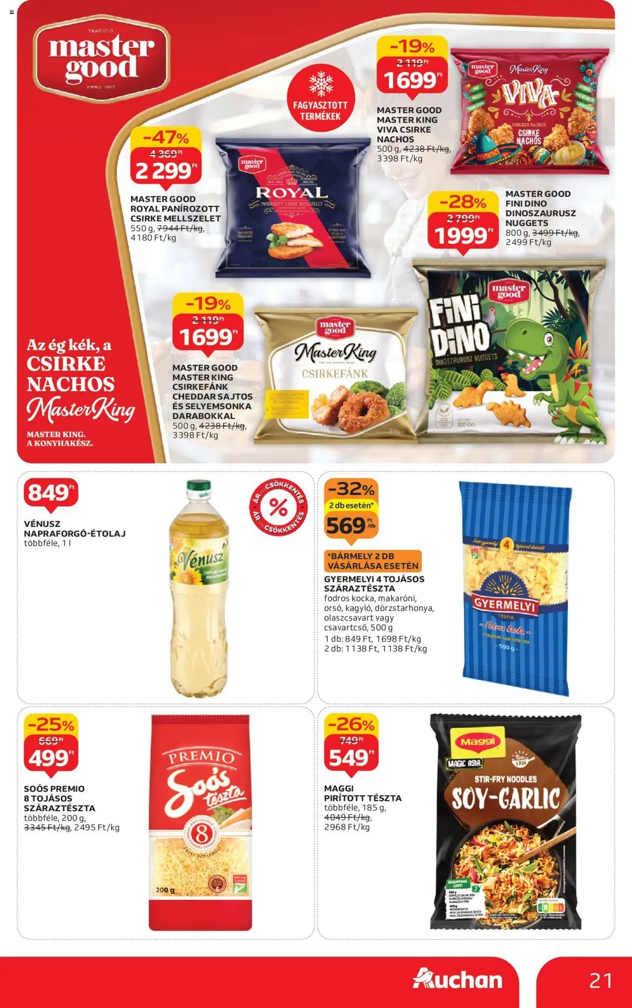 Auchan újság 2025.10.24. Akciós újság Auchan (2025-10-24 - 2025-10-29)