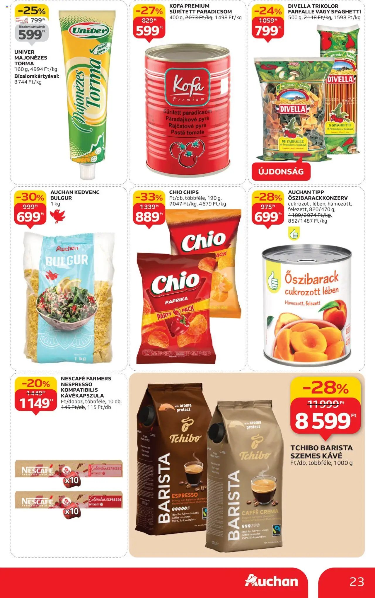 Auchan újság 2025.10.24. Akciós újság Auchan (2025-10-24 - 2025-10-29)