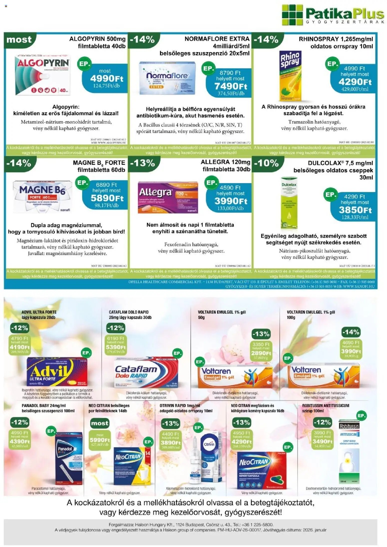 PatikaPlus újság 2026.01.01. PatikaPlus akciós újság (2026-01-01 - 2026-12-31)