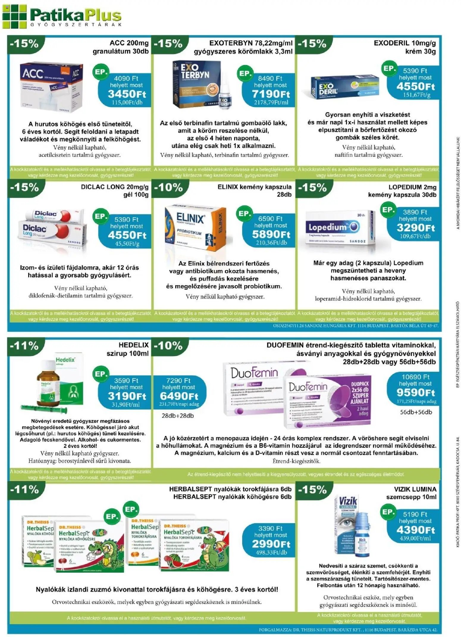 PatikaPlus újság 2026.01.01. PatikaPlus akciós újság (2026-01-01 - 2026-12-31)