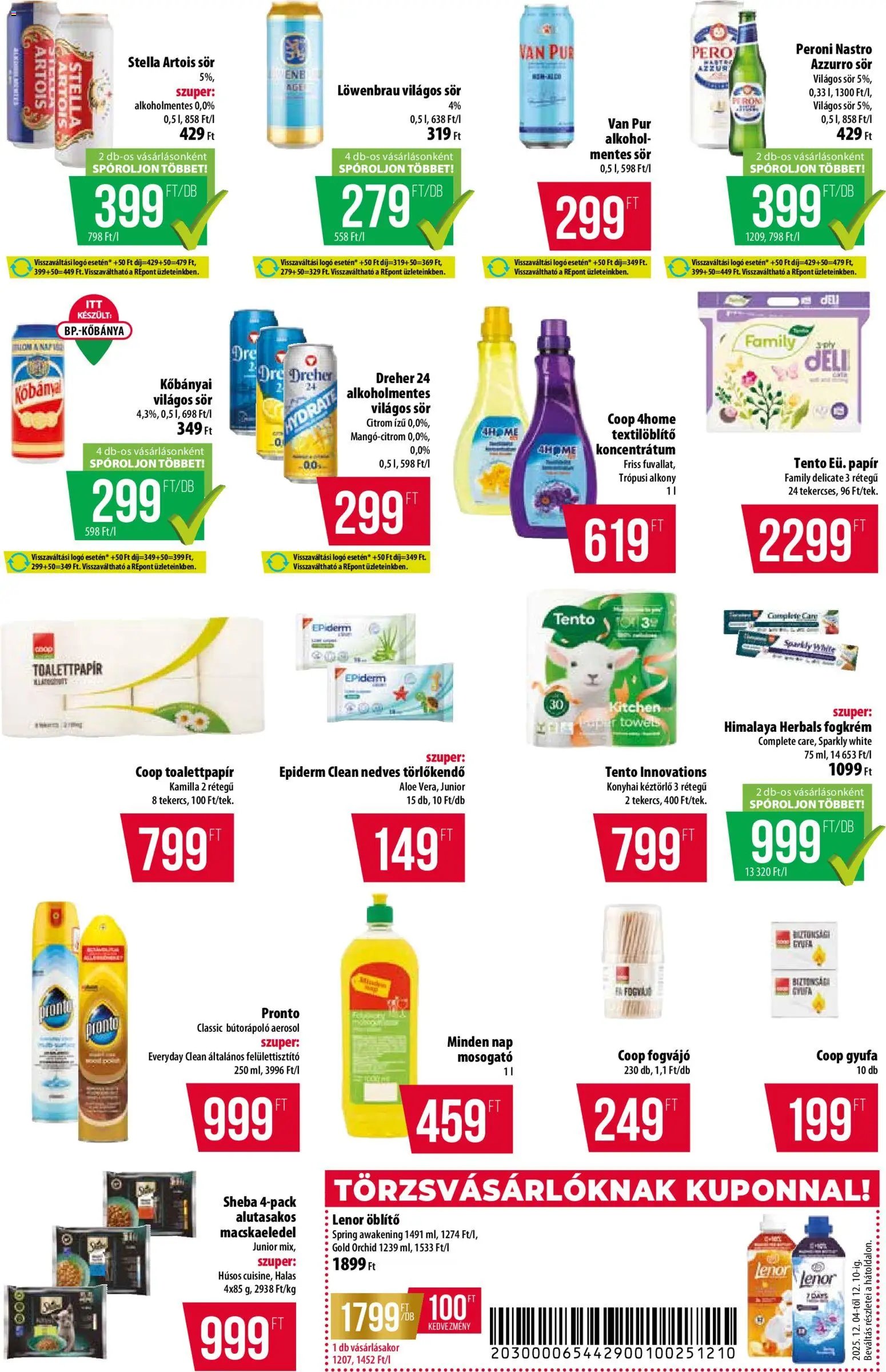 COOP újság 2025.12.04. Alföld Pro-Coop Zrt. - Abc szuper (2025-12-04 - 2025-12-10)