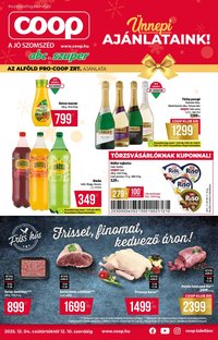 COOP újság 2025.12.04. Alföld Pro-Coop Zrt. - Abc szuper (2025-12-04 - 2025-12-10)