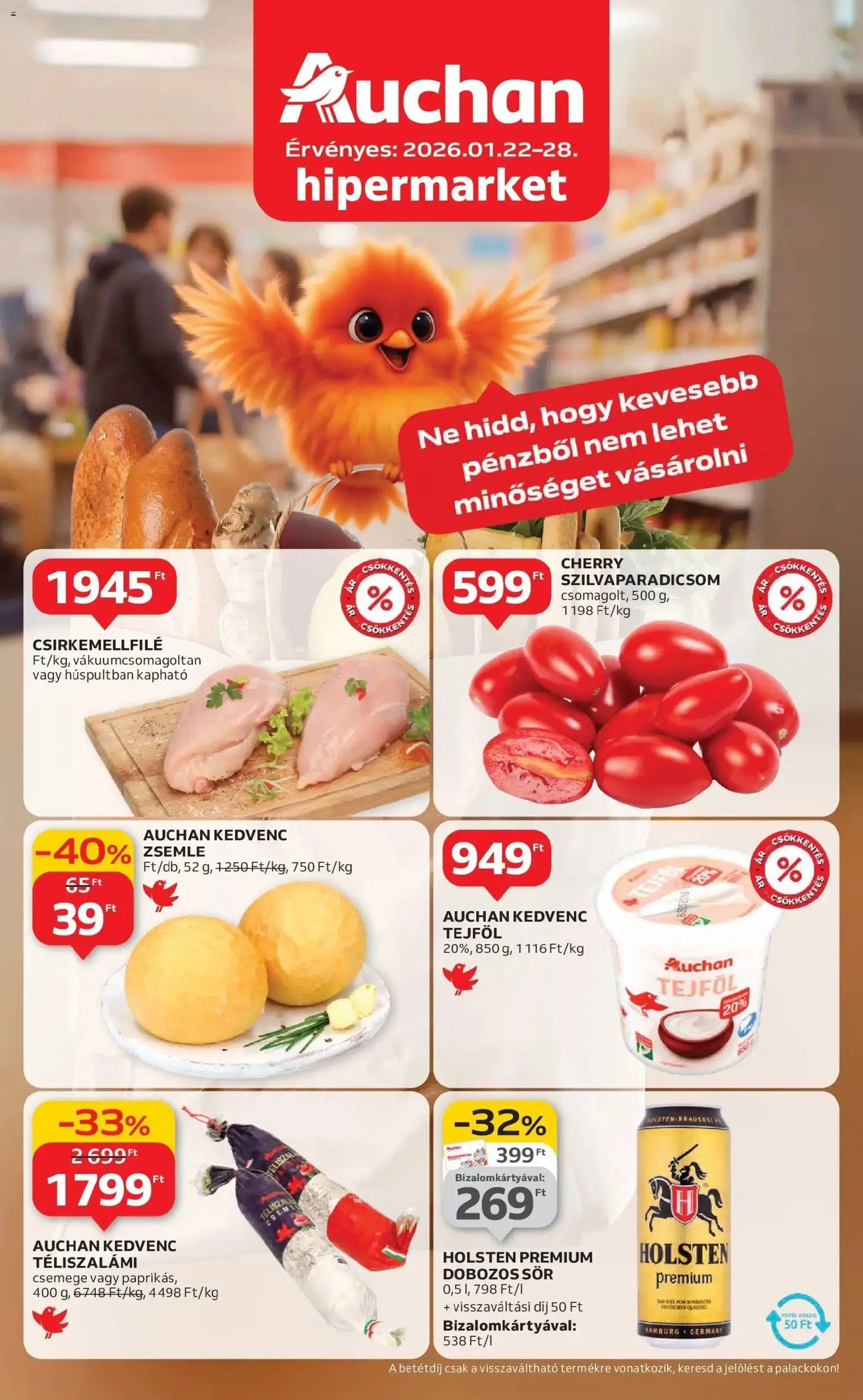 Auchan újság 2026.01.22. Kecskemét Akciós újság Auchan (2026-01-22 - 2026-01-28)