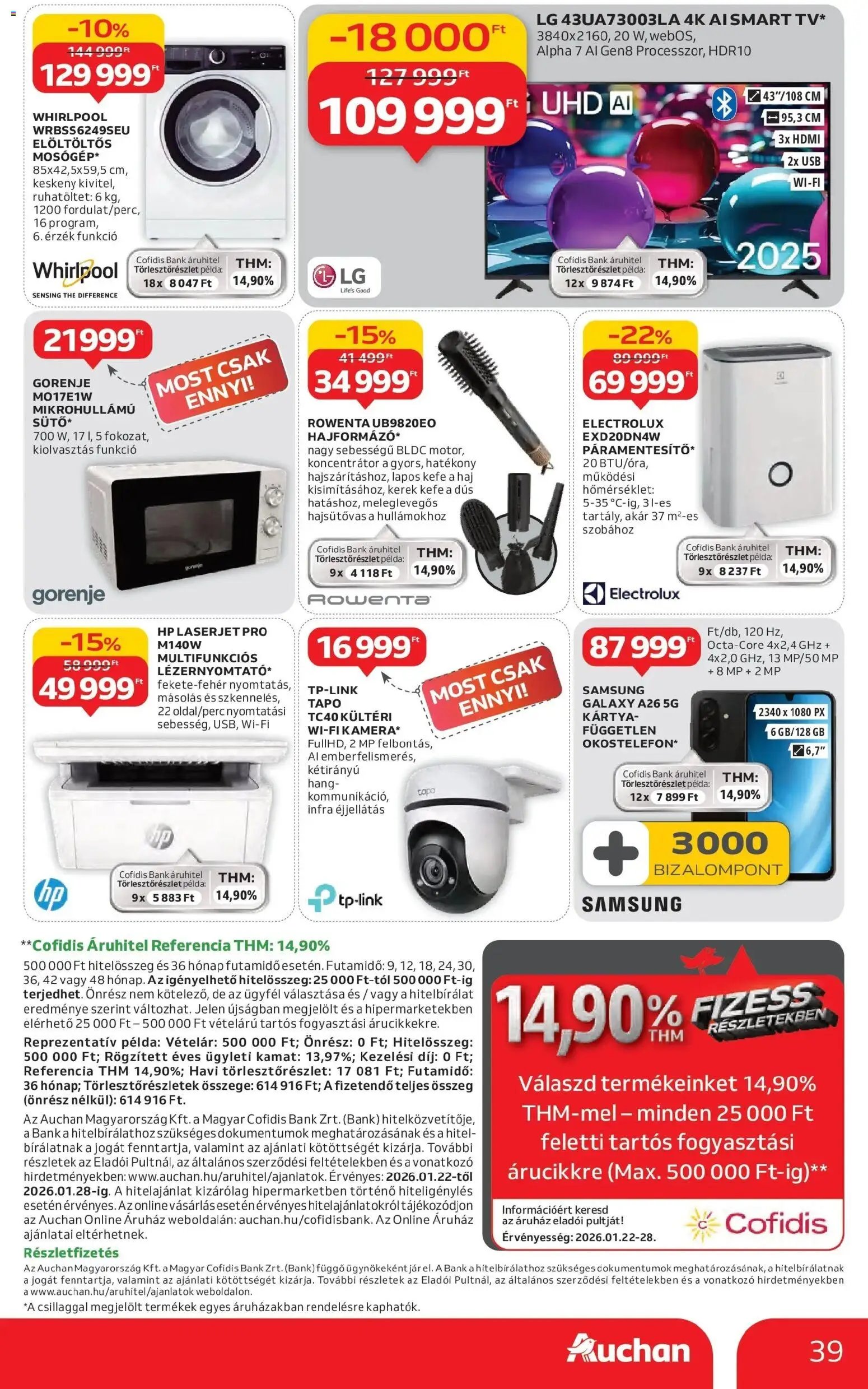 Auchan újság 2026.01.22. Kecskemét Akciós újság Auchan (2026-01-22 - 2026-01-28)