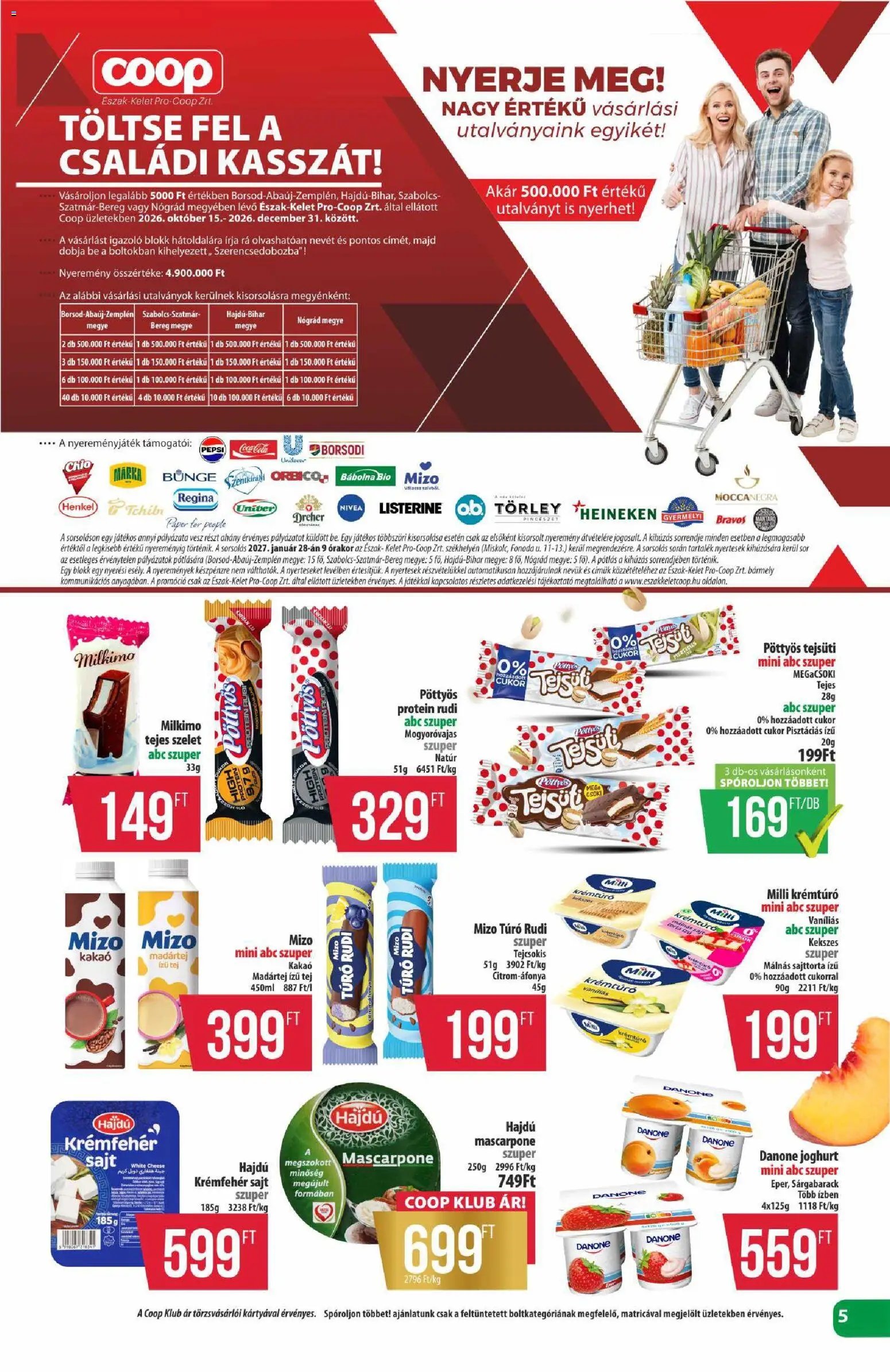 COOP - Újság Észak Kelet Pro-Coop Zrt 2026.10.22. - lapozható formában szórólap ✳️