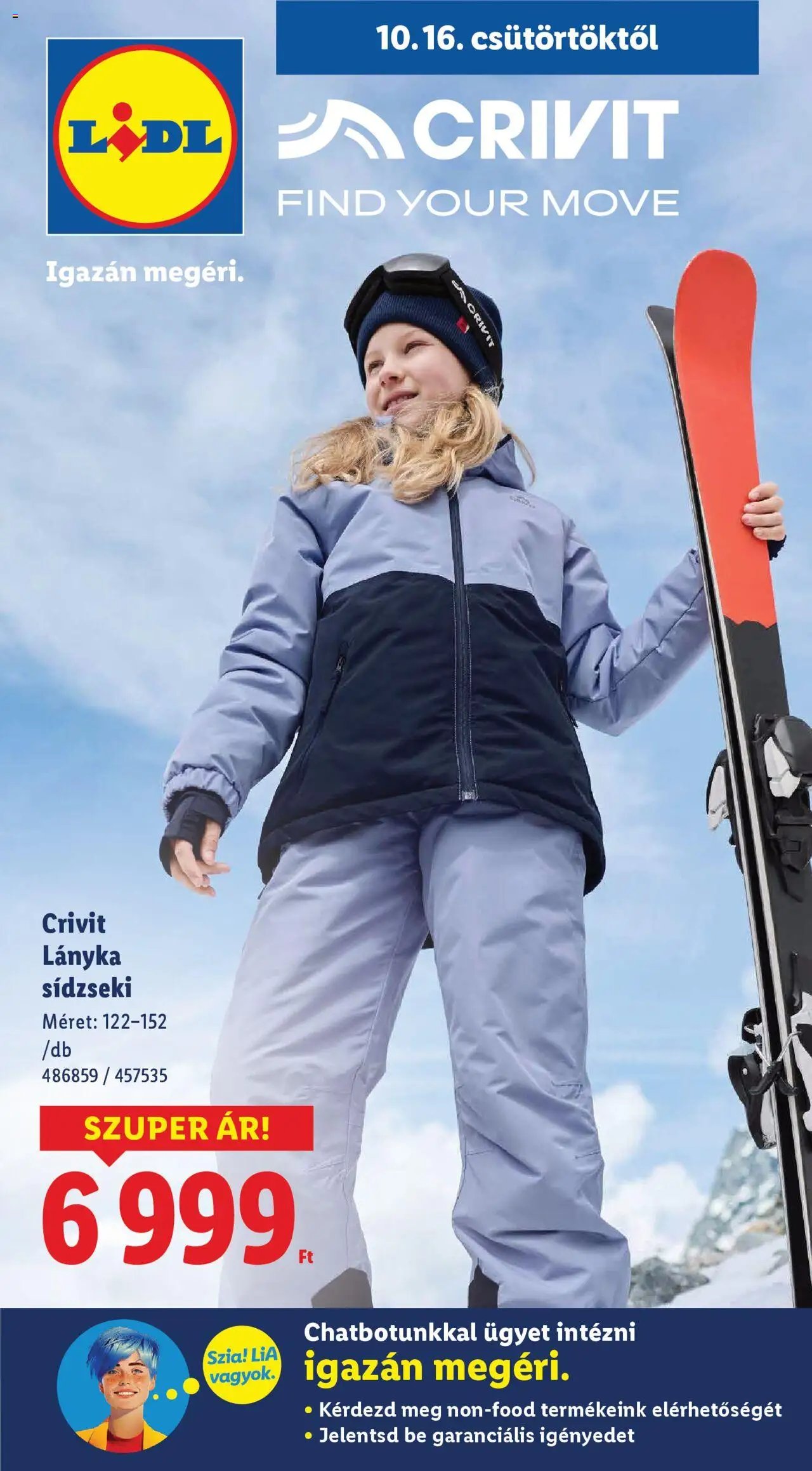 Lidl újság 2025.10.16. Nonfood kínálatunk (2025-10-16 - 2025-10-21)