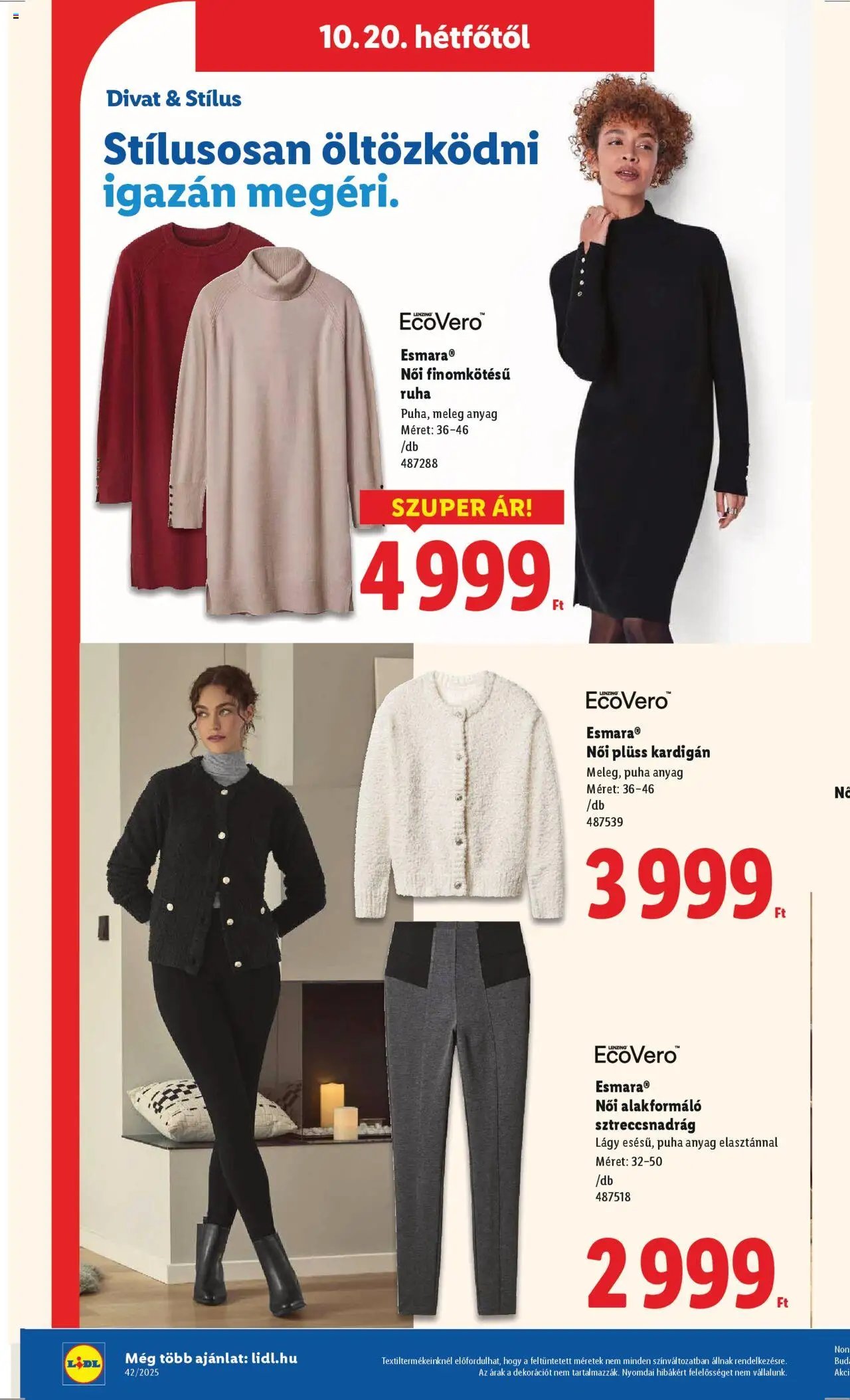 Lidl újság 2025.10.16. Nonfood kínálatunk (2025-10-16 - 2025-10-21)