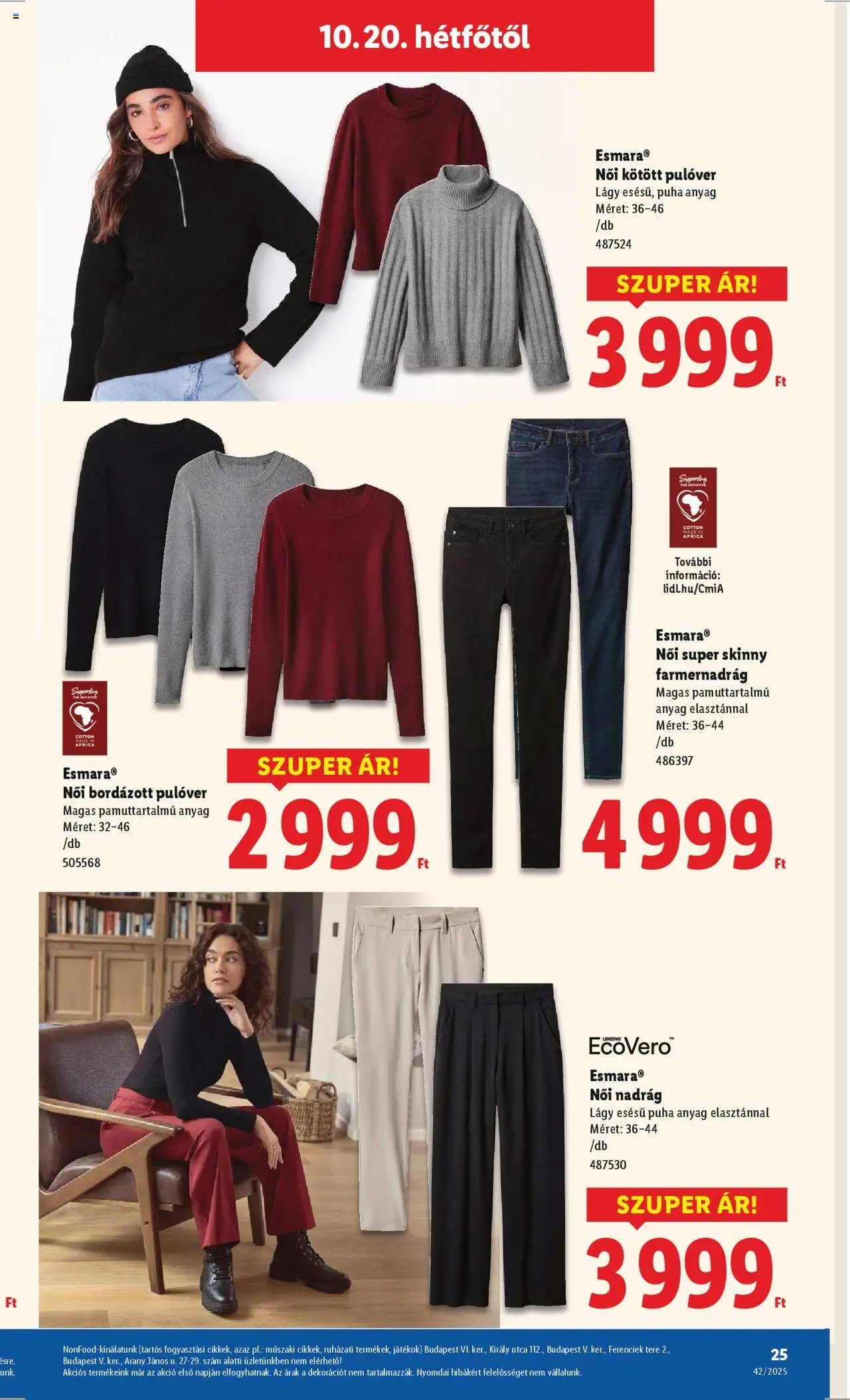 Lidl újság 2025.10.16. Nonfood kínálatunk (2025-10-16 - 2025-10-21)