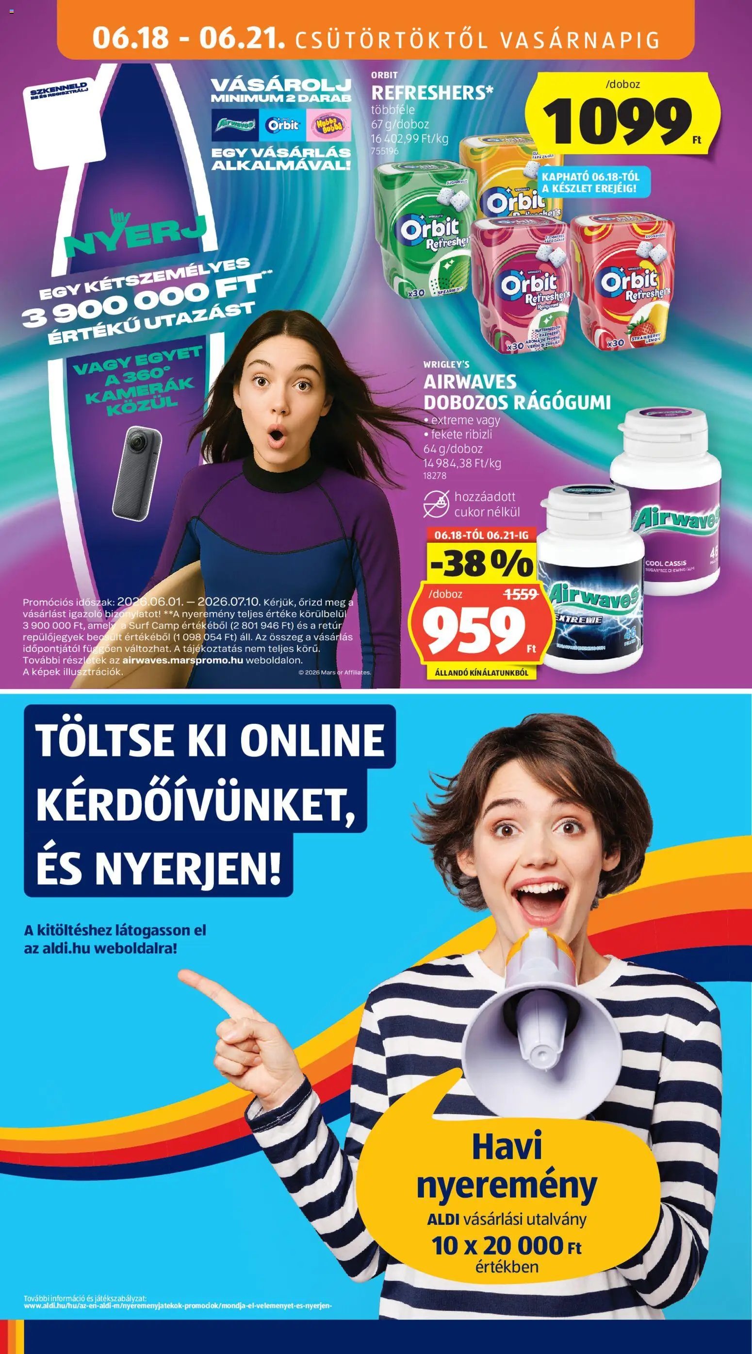 Aldi újság 2026.06.18. Aldi akciós újság
