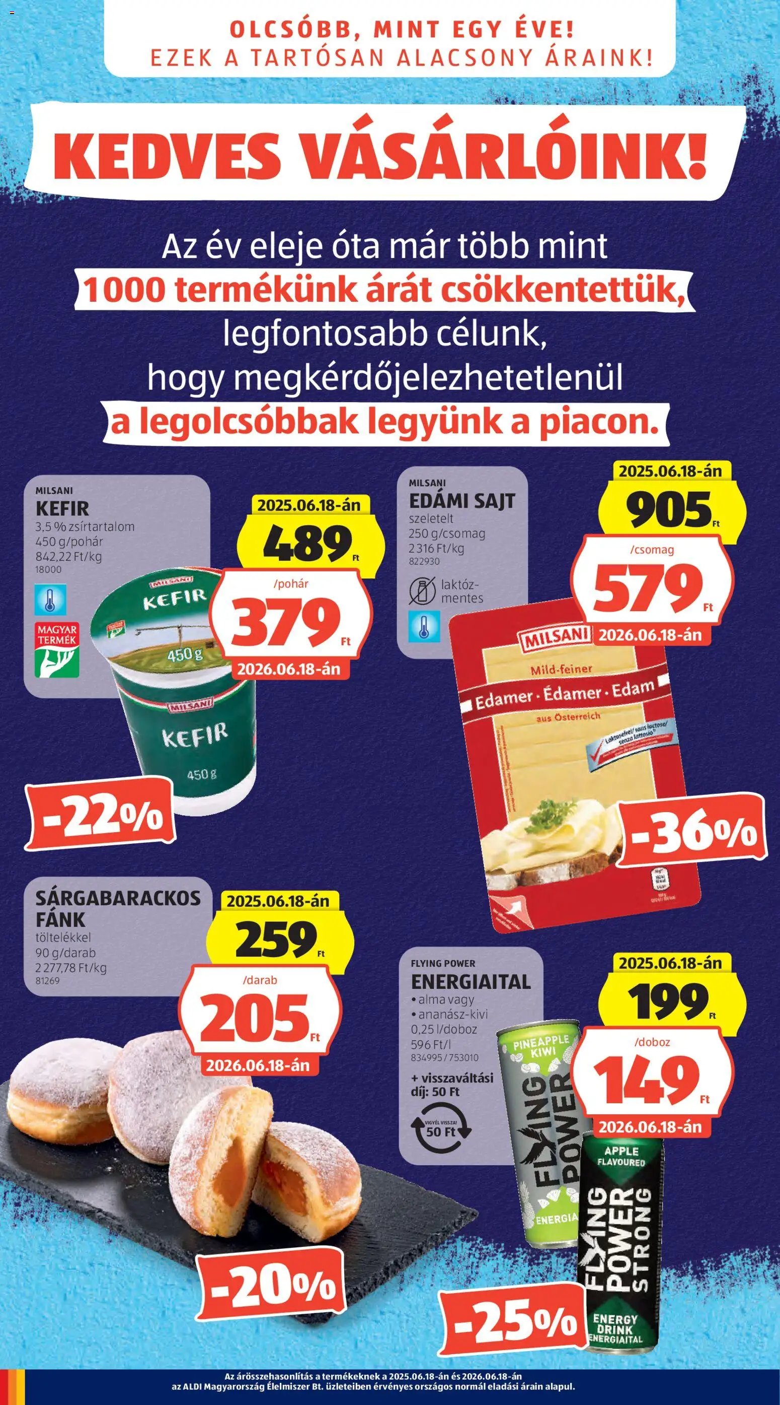 Aldi újság 2026.06.18. Aldi akciós újság