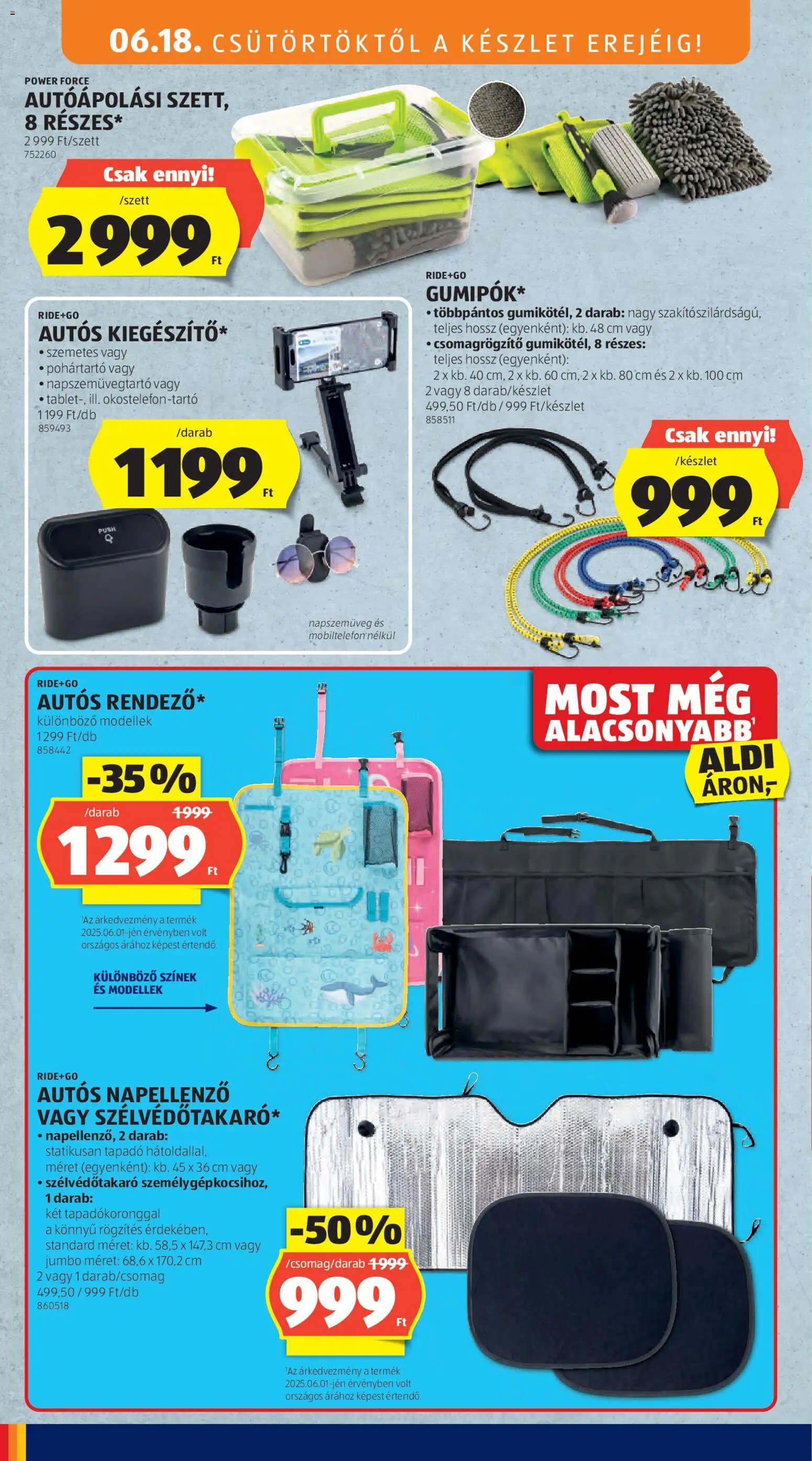 Aldi újság 2026.06.18. Aldi akciós újság