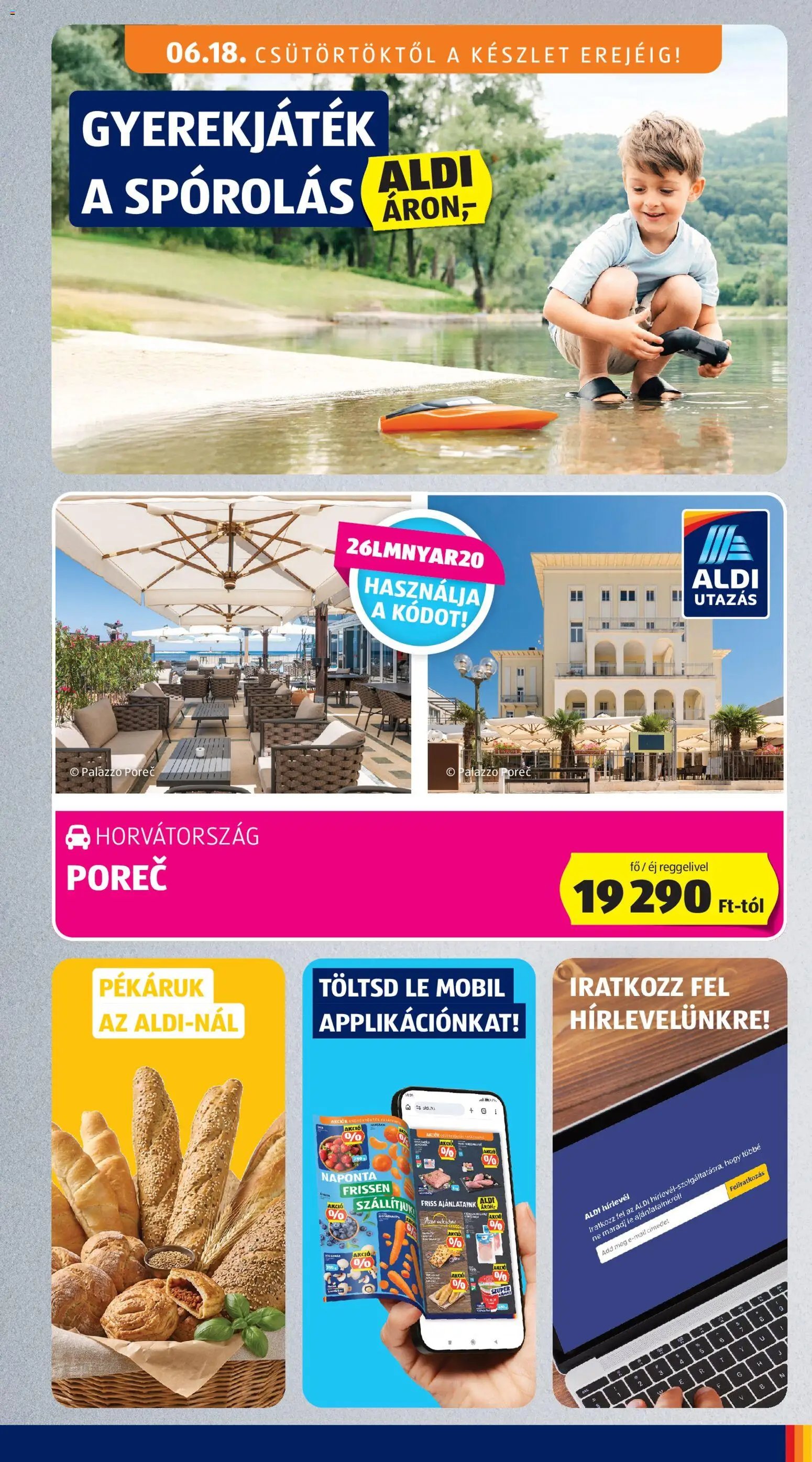 Aldi újság 2026.06.18. Aldi akciós újság