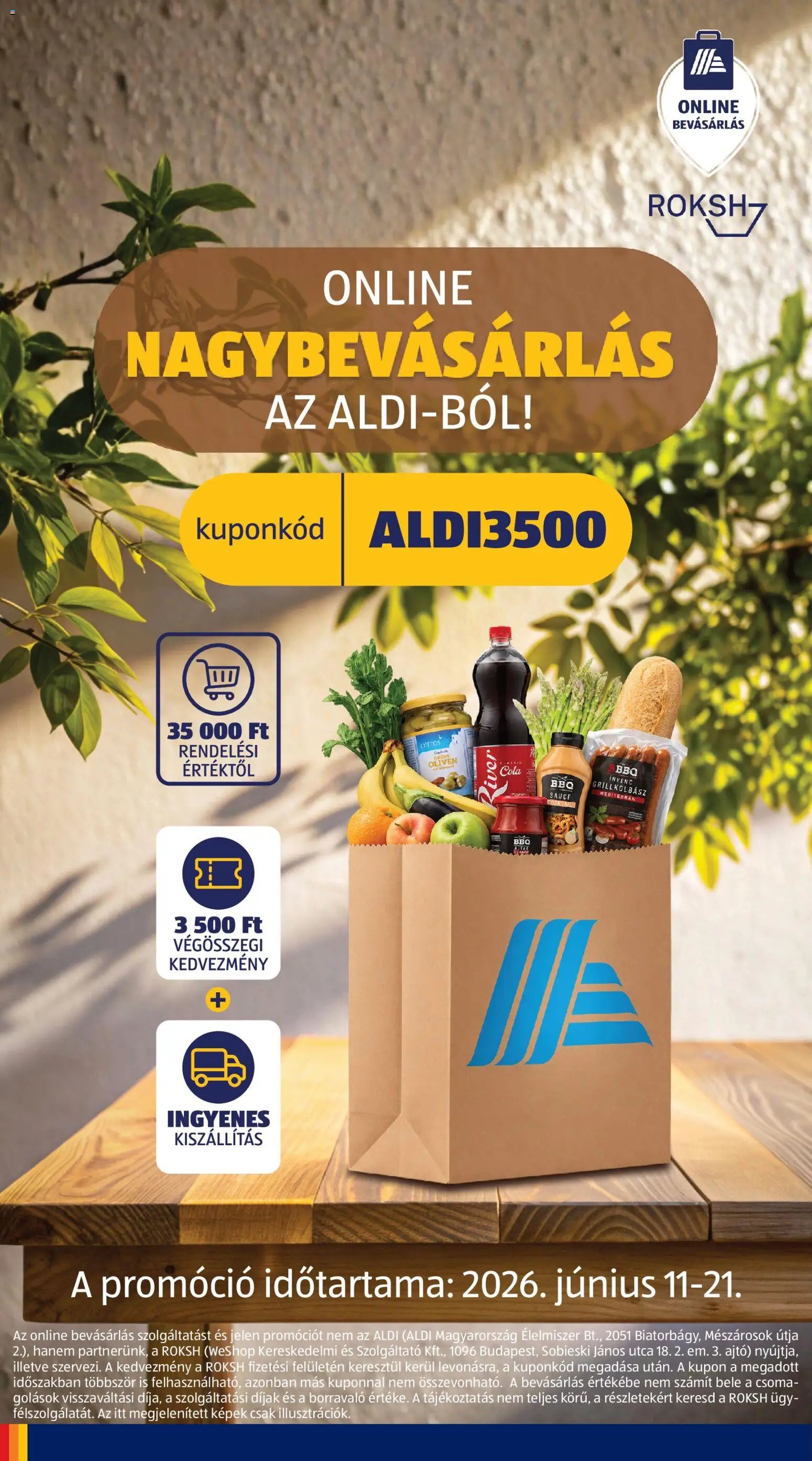 Aldi újság 2026.06.18. Aldi akciós újság