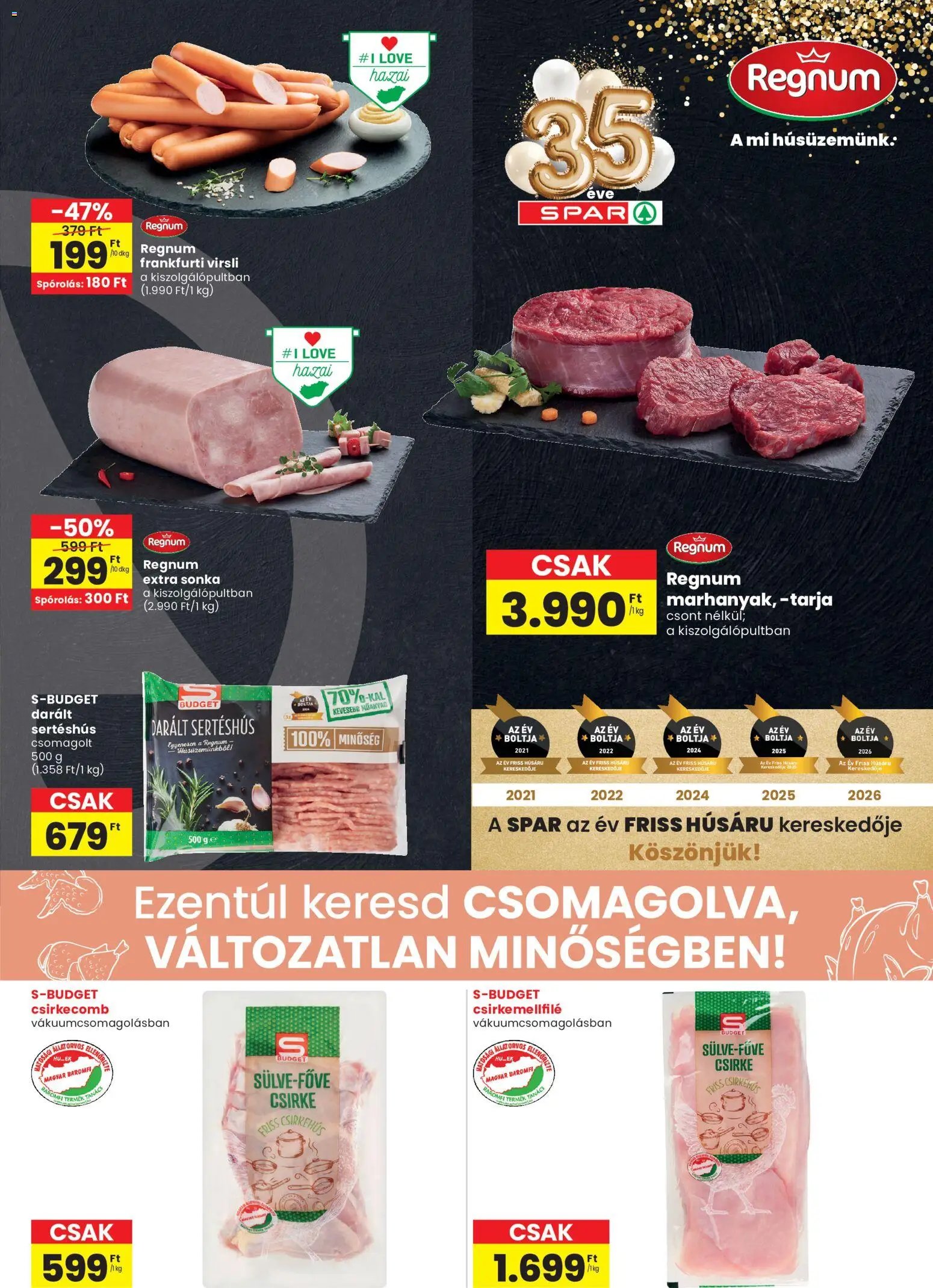 Interspar újság 2026.10.08. Interspar Hódmezővásárhely üzlet újranyitás