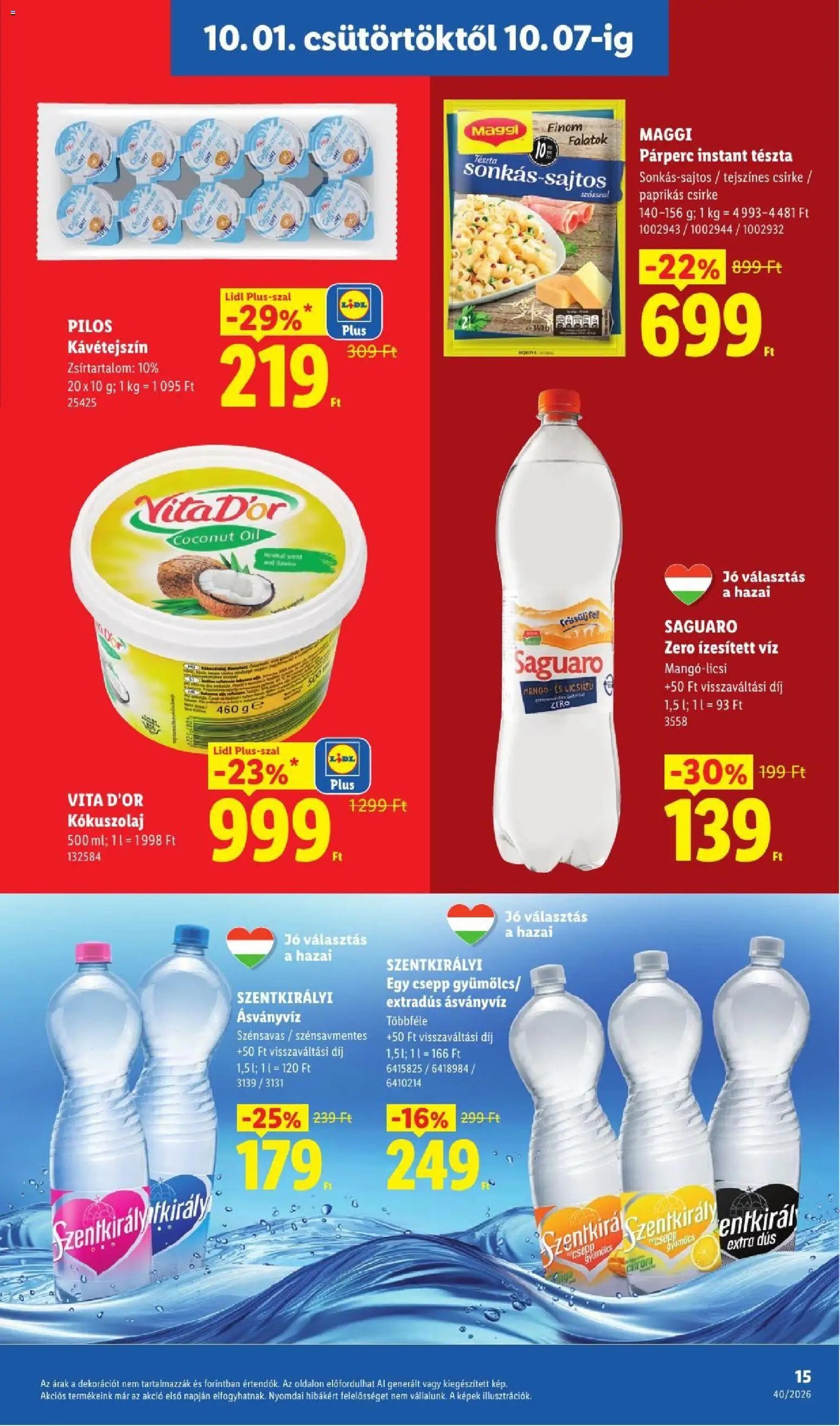 Lidl újság 2026.10.01. Lidl akciós újság